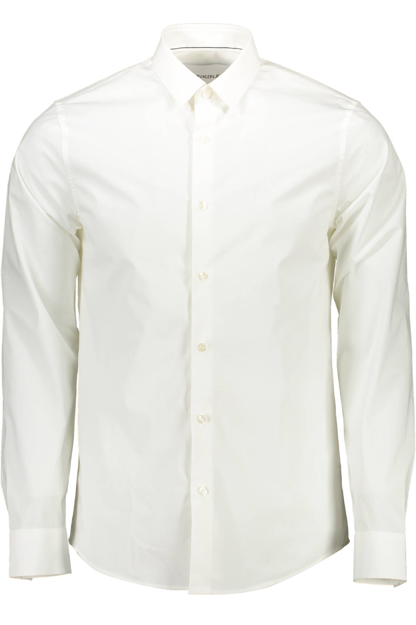 CALVIN KLEIN MEN'S WHITE LONG SLEEVE SHIRT