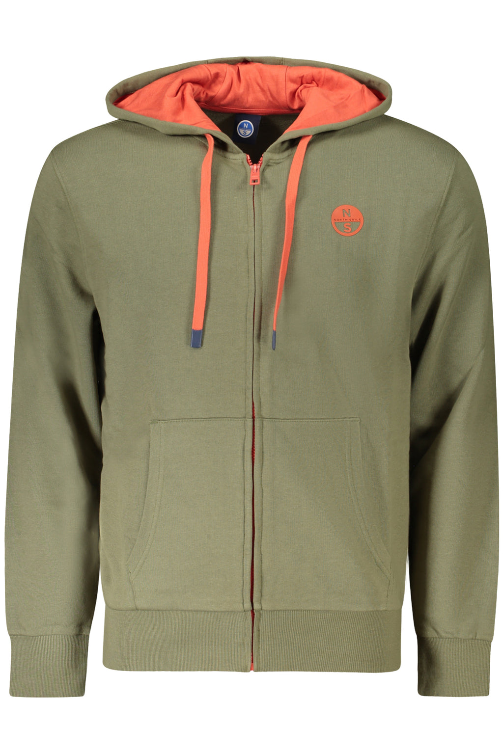NORTH SAILS MEN'S ZIP-UP SWEATSHIRT GREEN