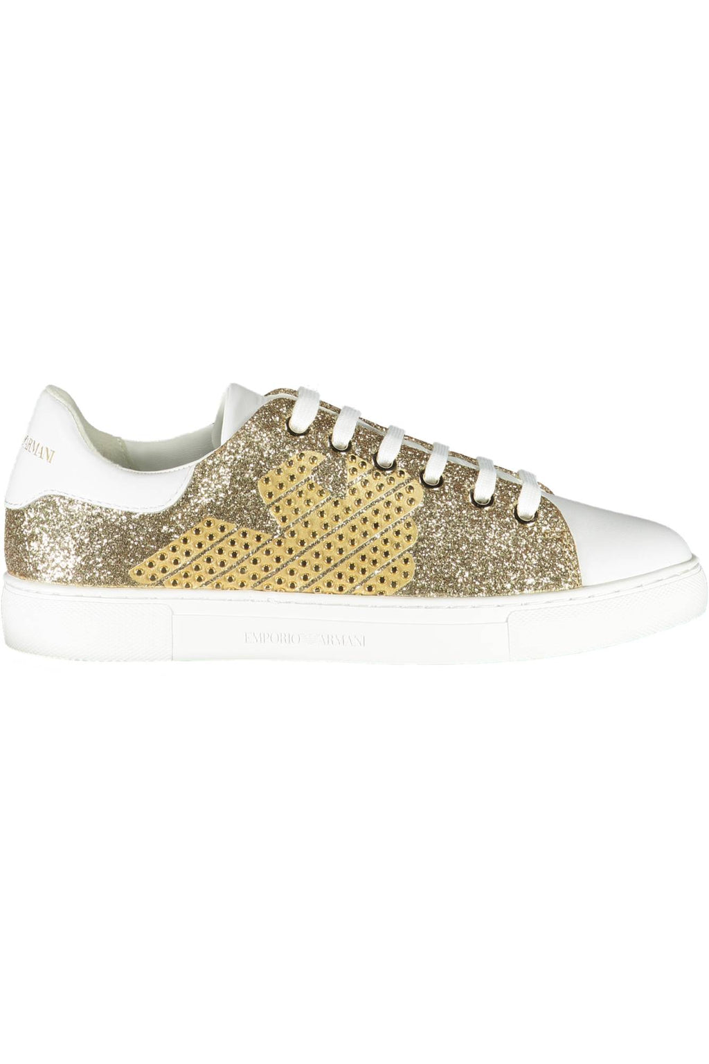 EMPORIO ARMANI WOMEN'S SPORTS SHOES GOLD