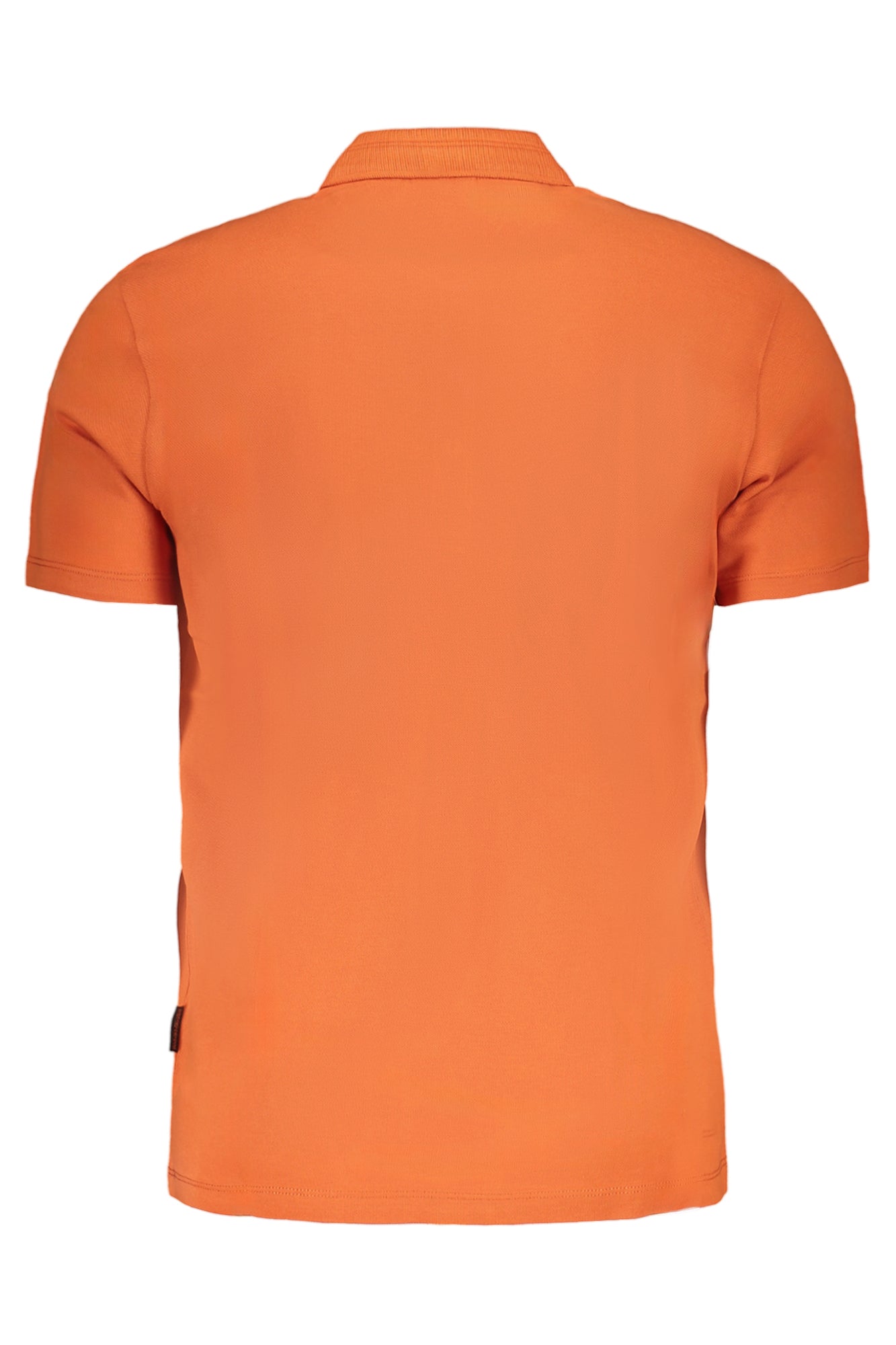 NAPAPIJRI MEN'S ORANGE SHORT SLEEVED POLO SHIRT