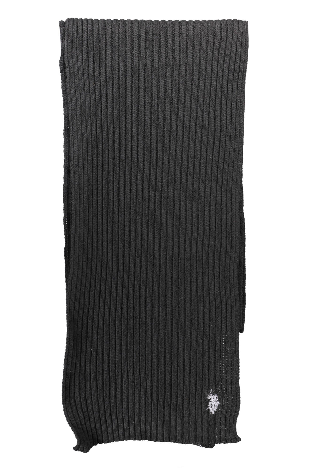 US POLO ASSN. BLACK MEN'S SCARF