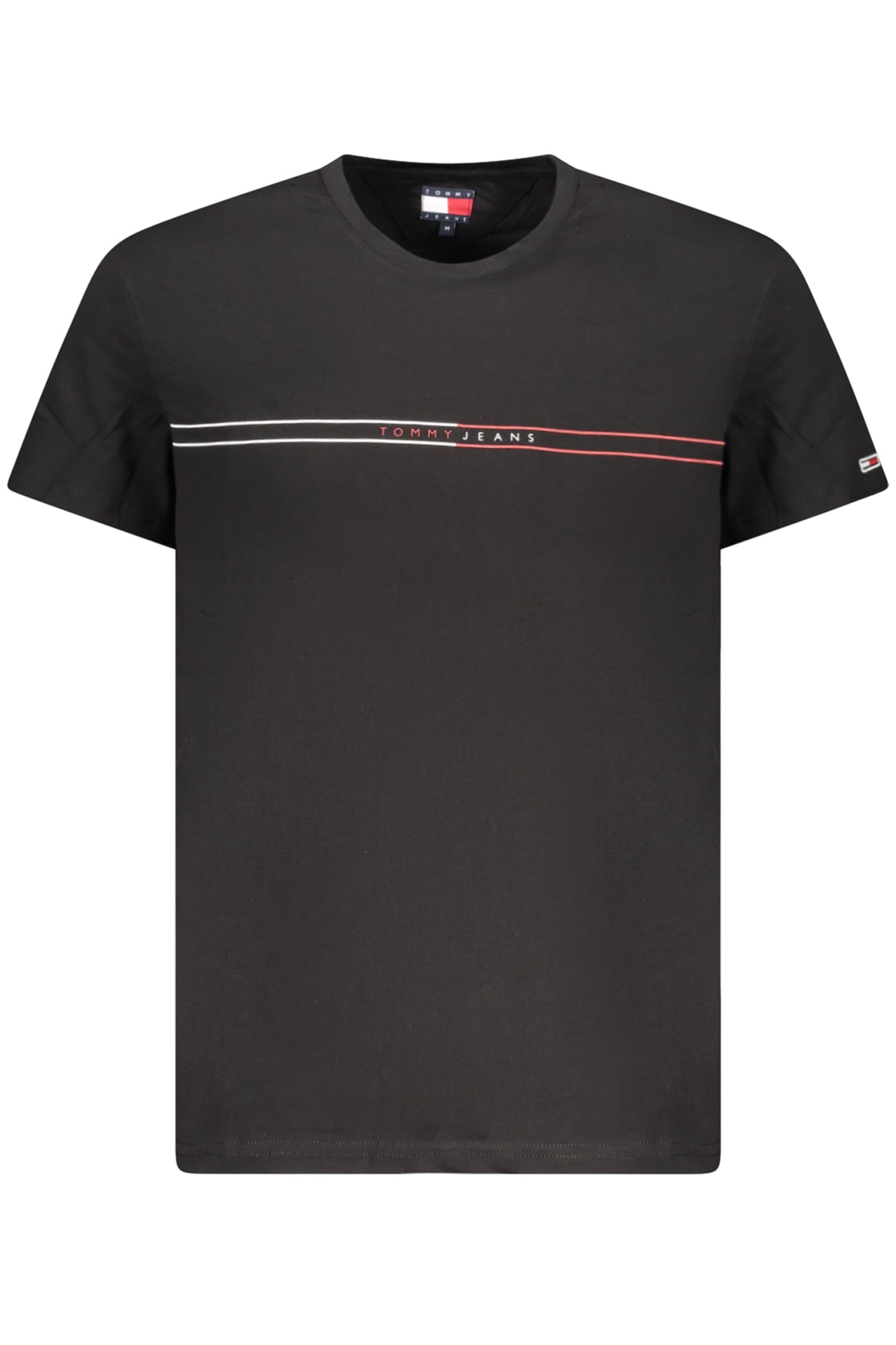 TOMMY HILFIGER SHORT SLEEVE T-SHIRT MEN BLACK