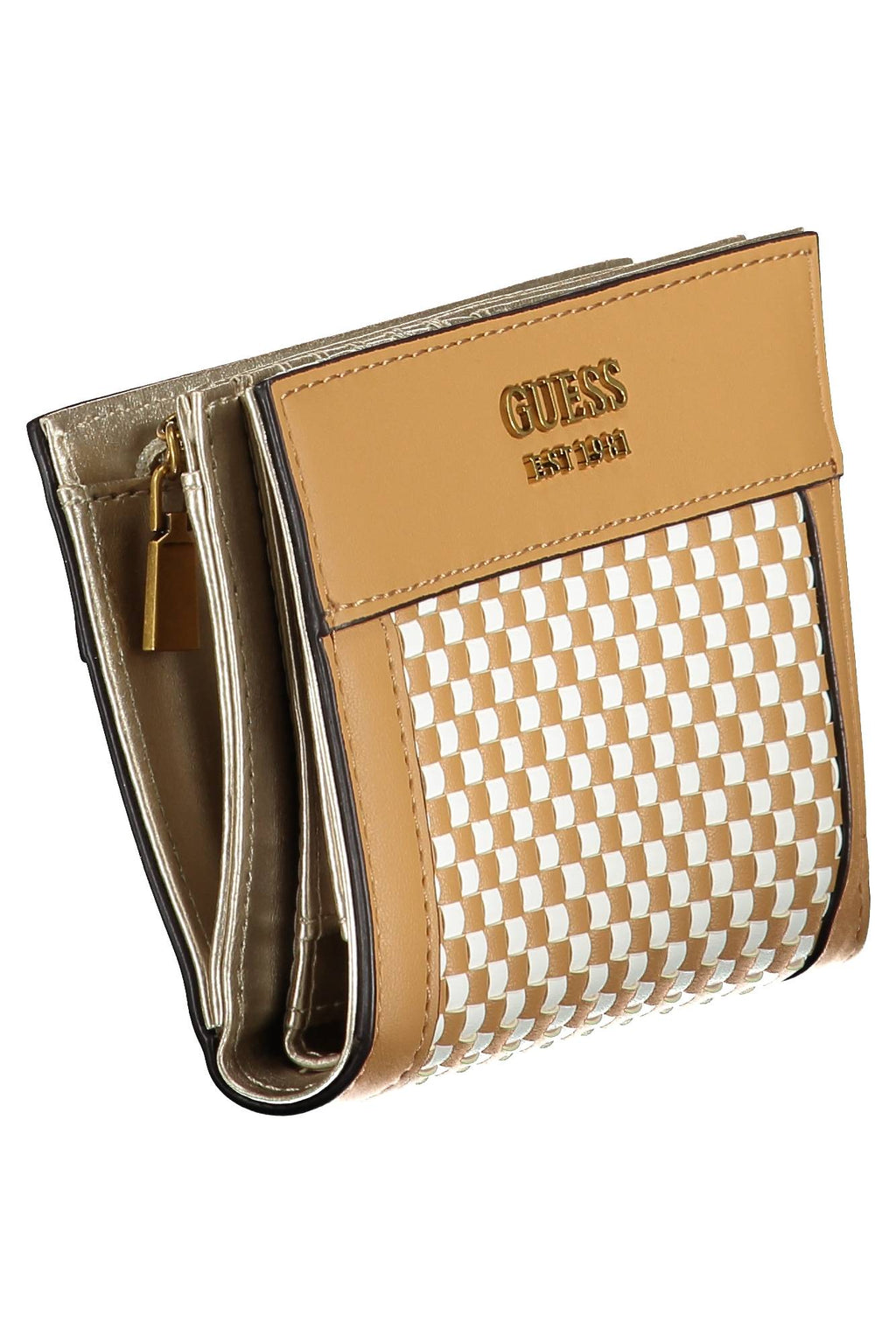 GUESS JEANS WOMEN'S WALLET BROWN