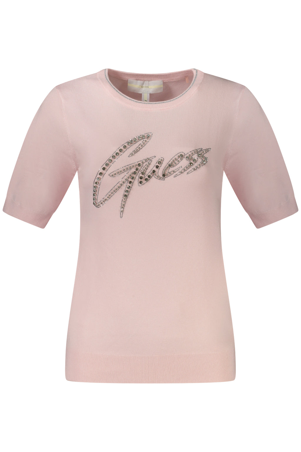 GUESS JEANS WOMEN'S PINK SWEATER