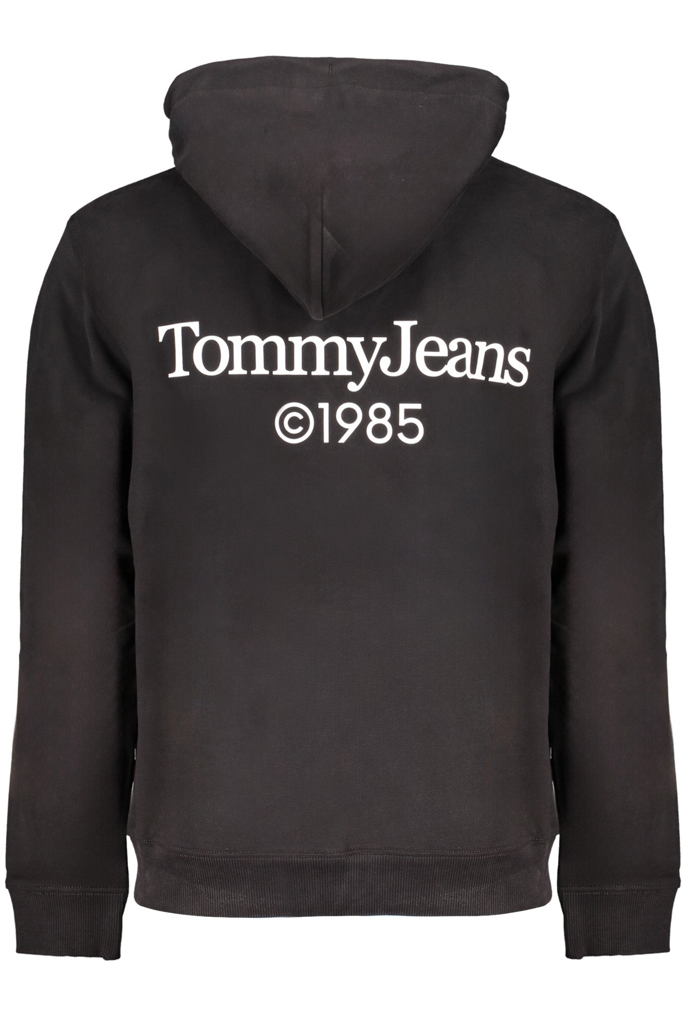 TOMMY HILFIGER MEN'S BLACK ZIPLESS SWEATSHIRT