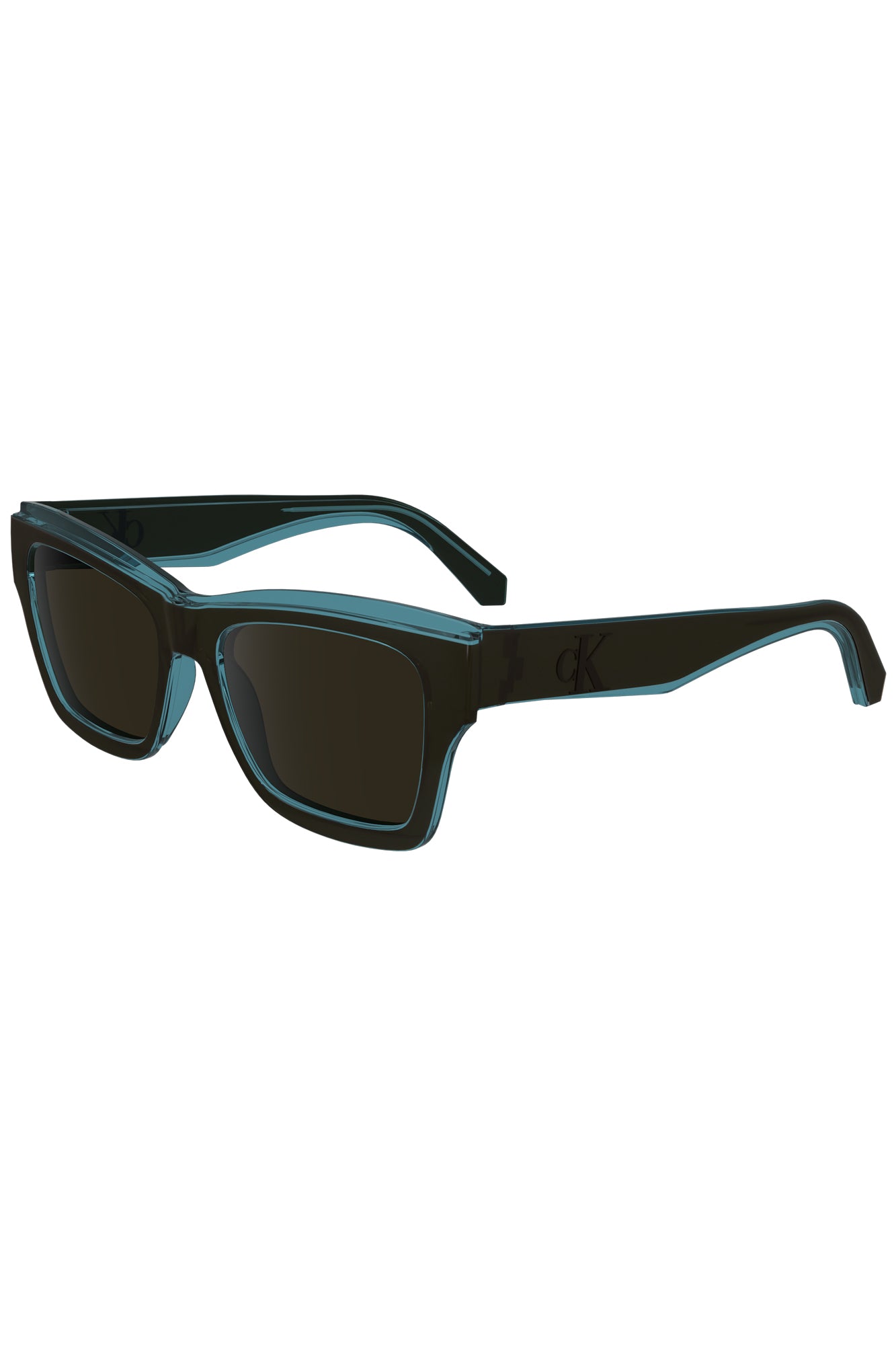 CALVIN KLEIN MEN'S SUNGLASSES BROWN