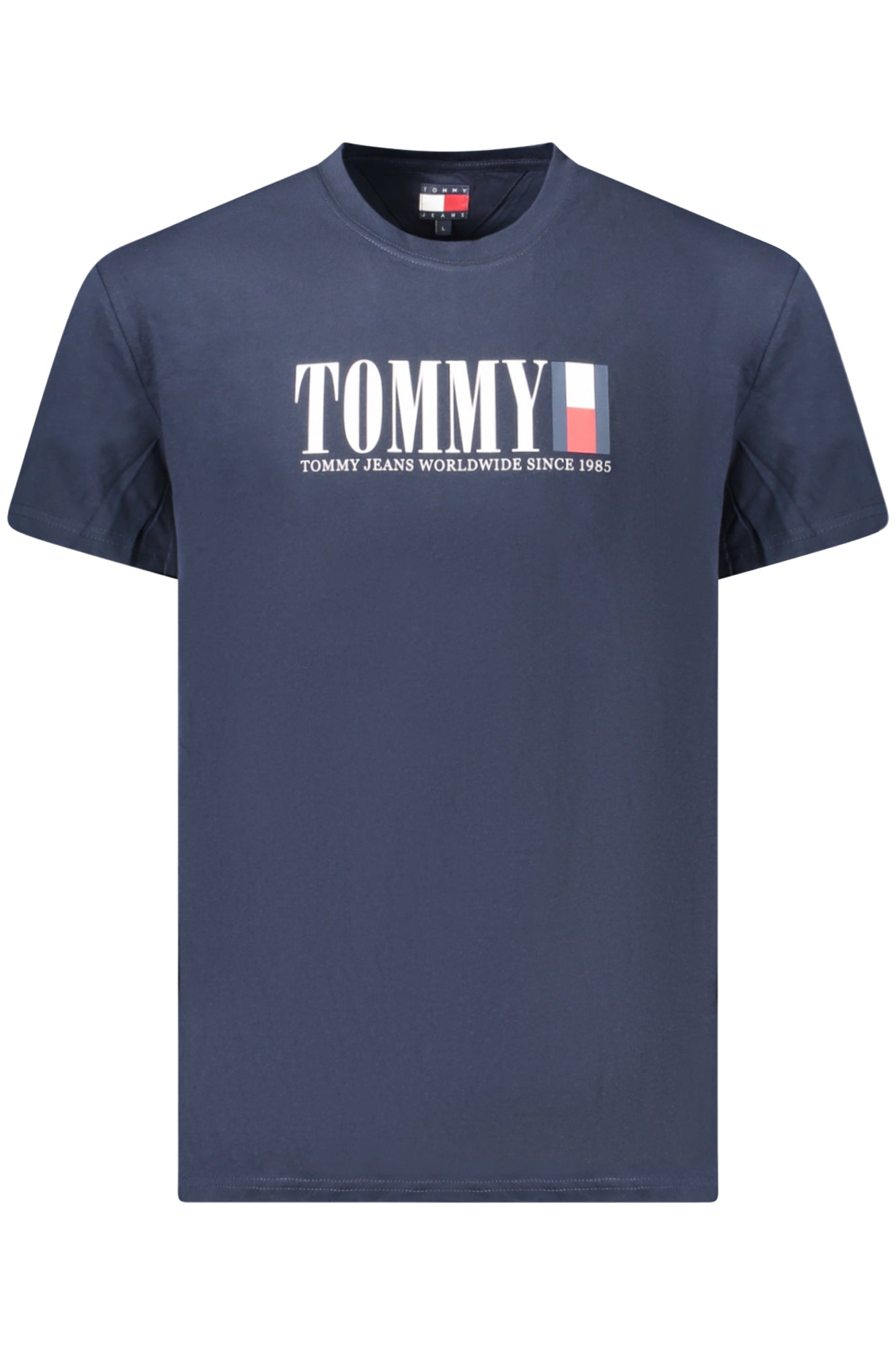 TOMMY HILFIGER MEN'S SHORT-SLEEVE T-SHIRT BLUE