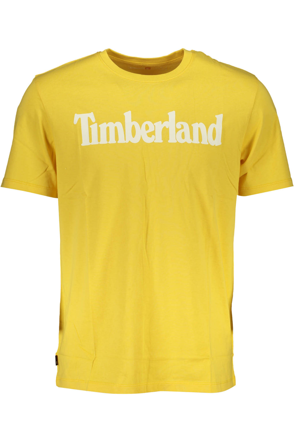 TIMBERLAND YELLOW MEN'S SHORT SLEEVED T-SHIRT