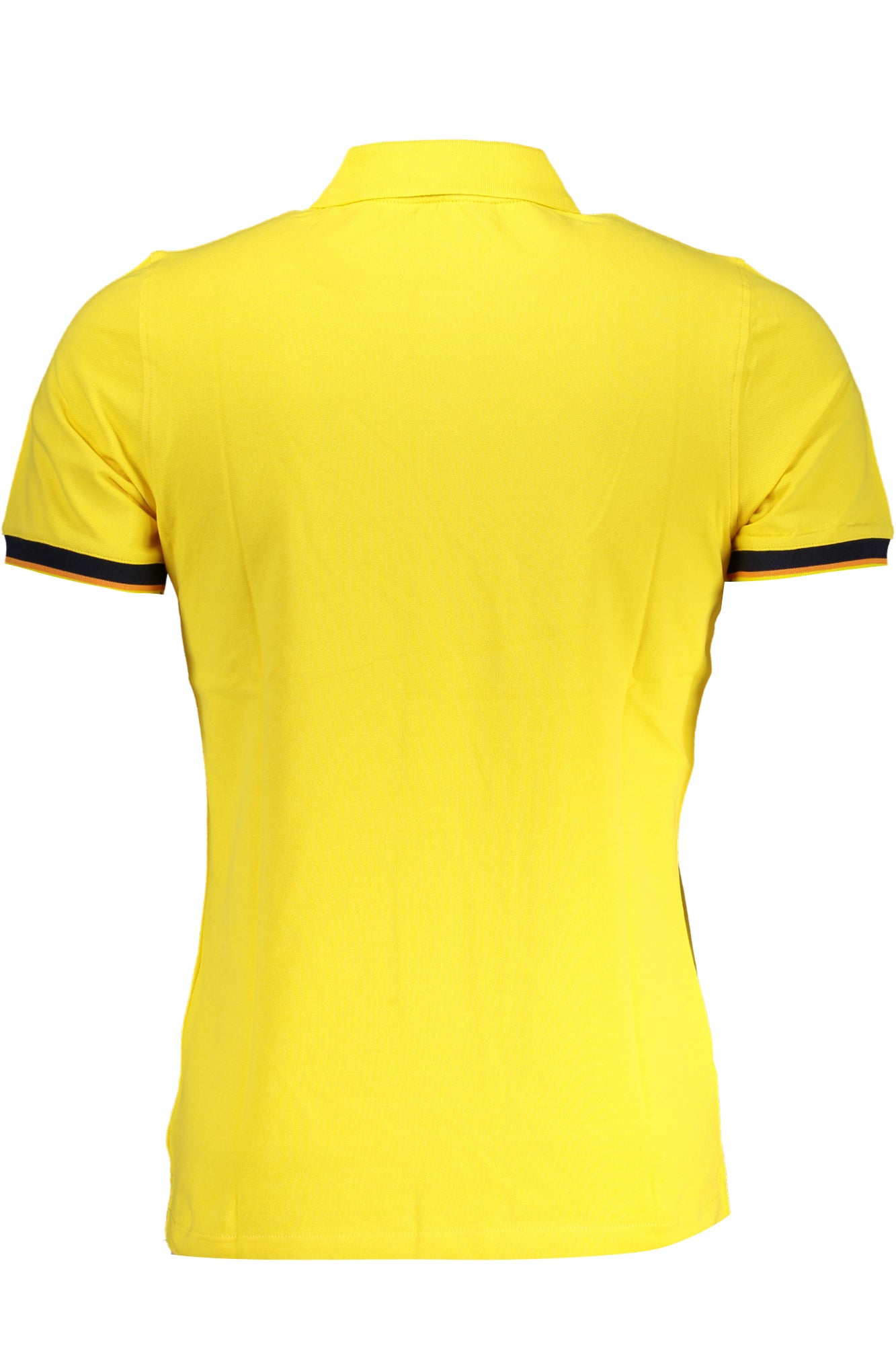 K-WAY YELLOW MEN'S SHORT SLEEVED POLO SHIRT