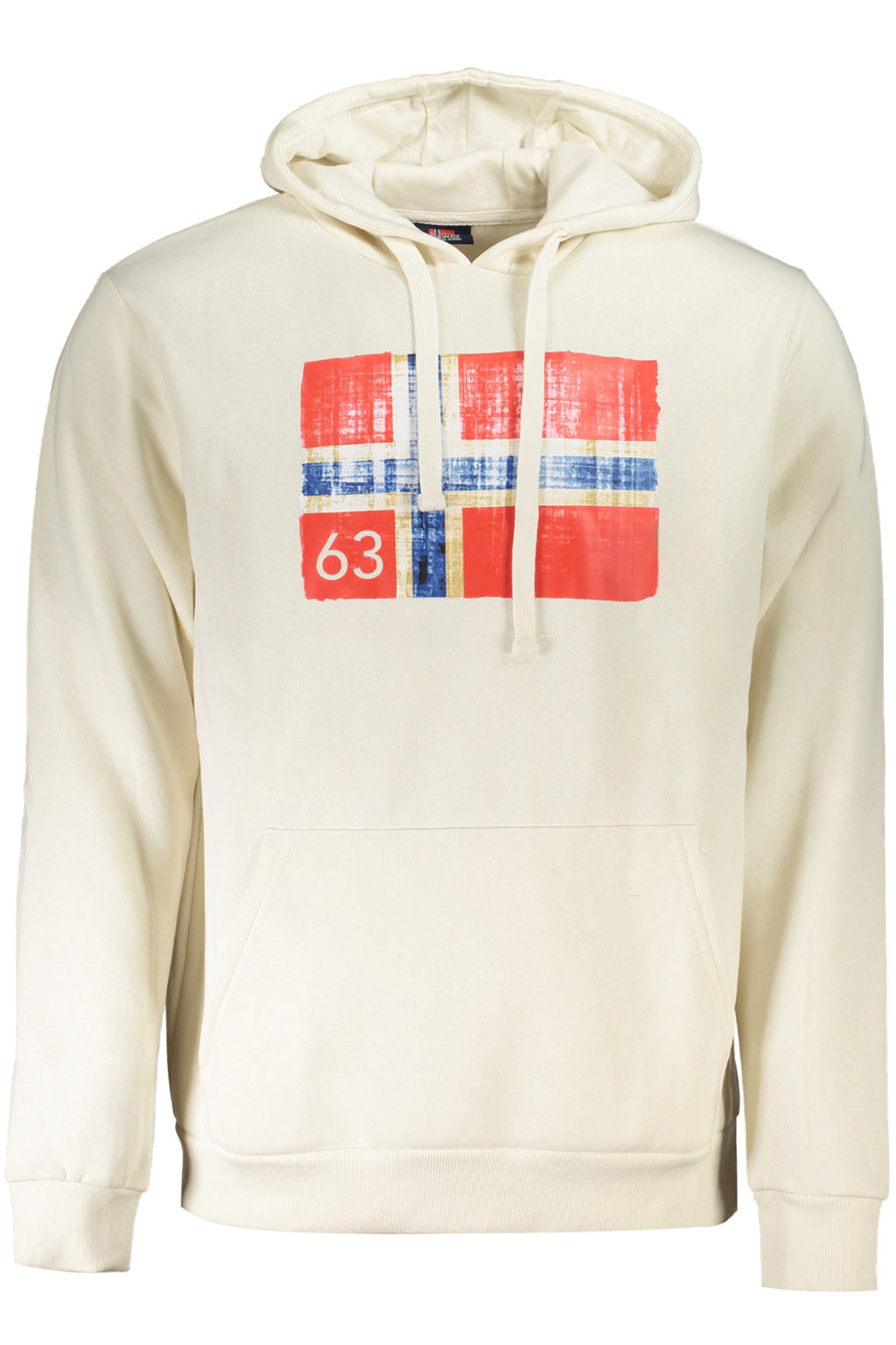 NORWAY 1963 MEN'S WHITE ZIP-UP SWEATSHIRT