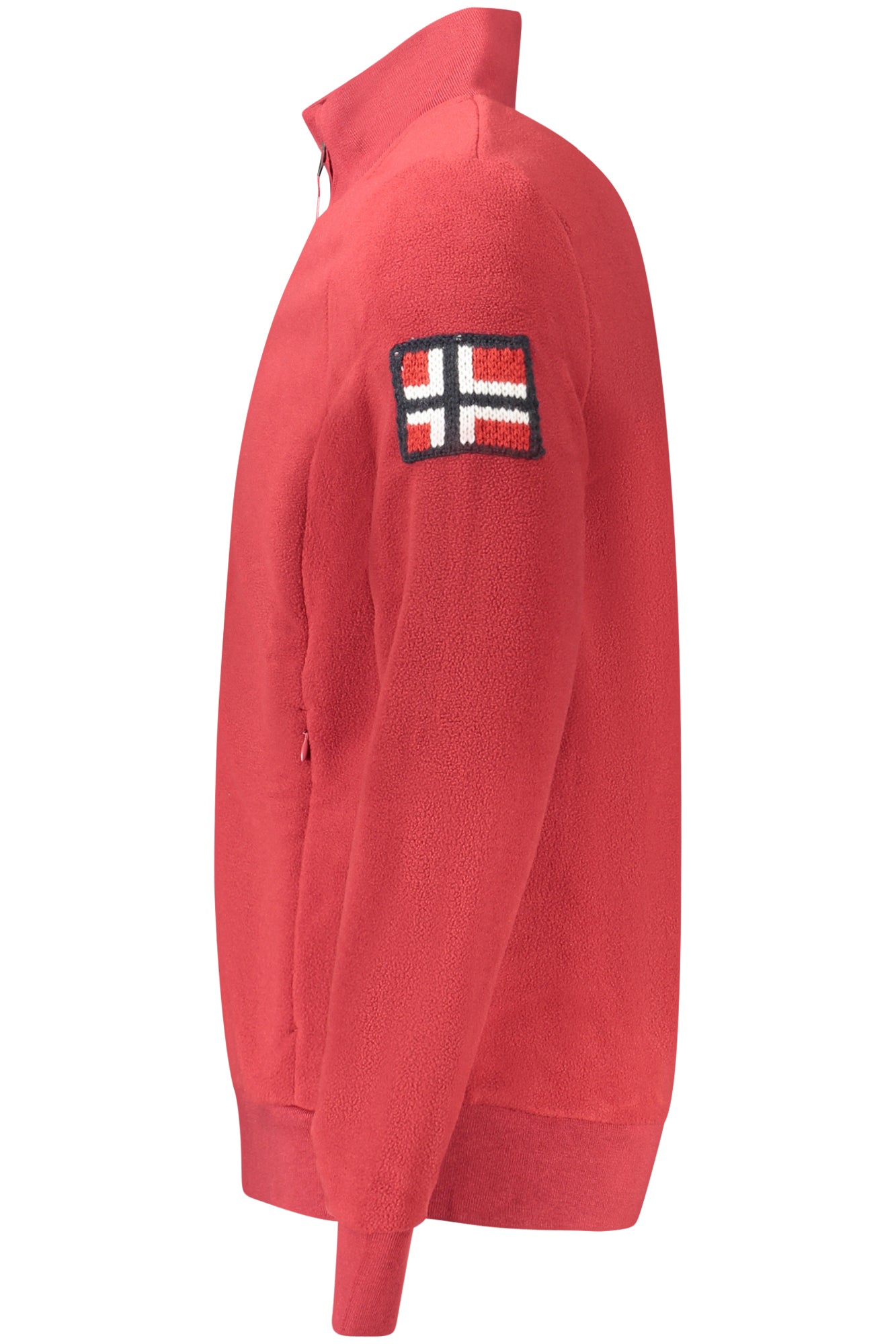NORWAY 1963 MEN'S RED ZIP-UP SWEATSHIRT