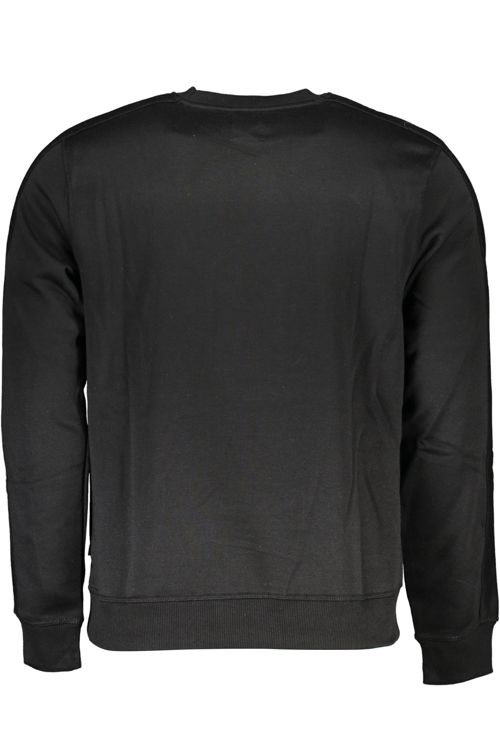 GIAN MARCO VENTURI BLACK MEN'S ZIPLESS SWEATSHIRT