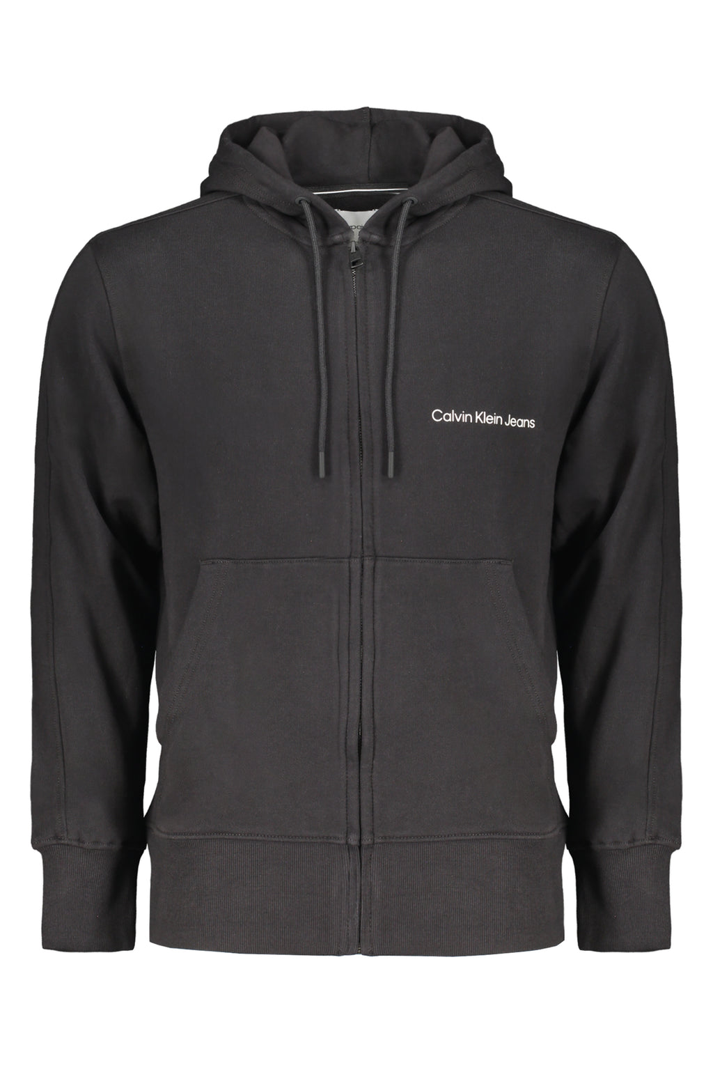 CALVIN KLEIN MEN'S BLACK ZIP SWEATSHIRT