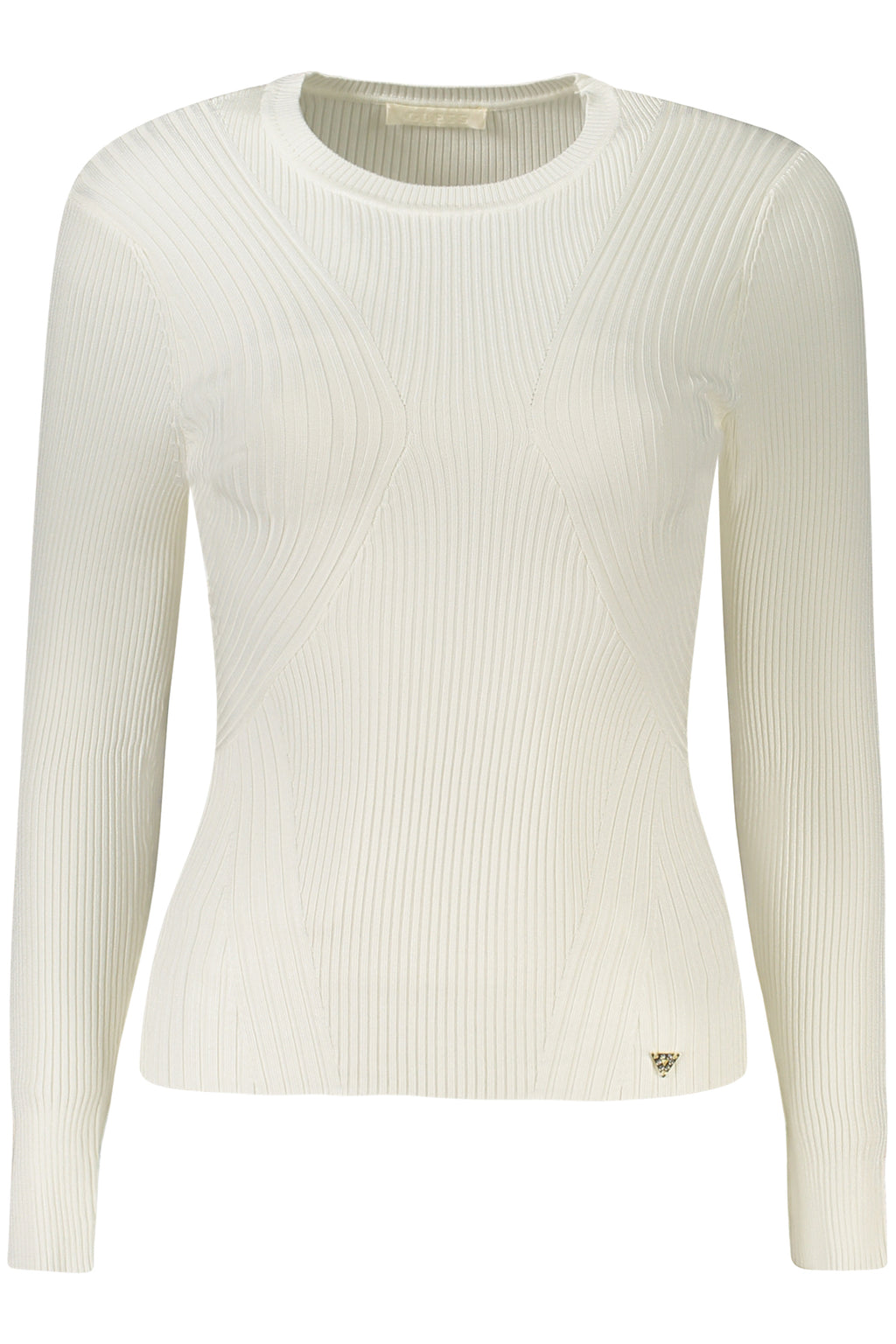 GUESS JEANS WOMEN'S WHITE SWEATER
