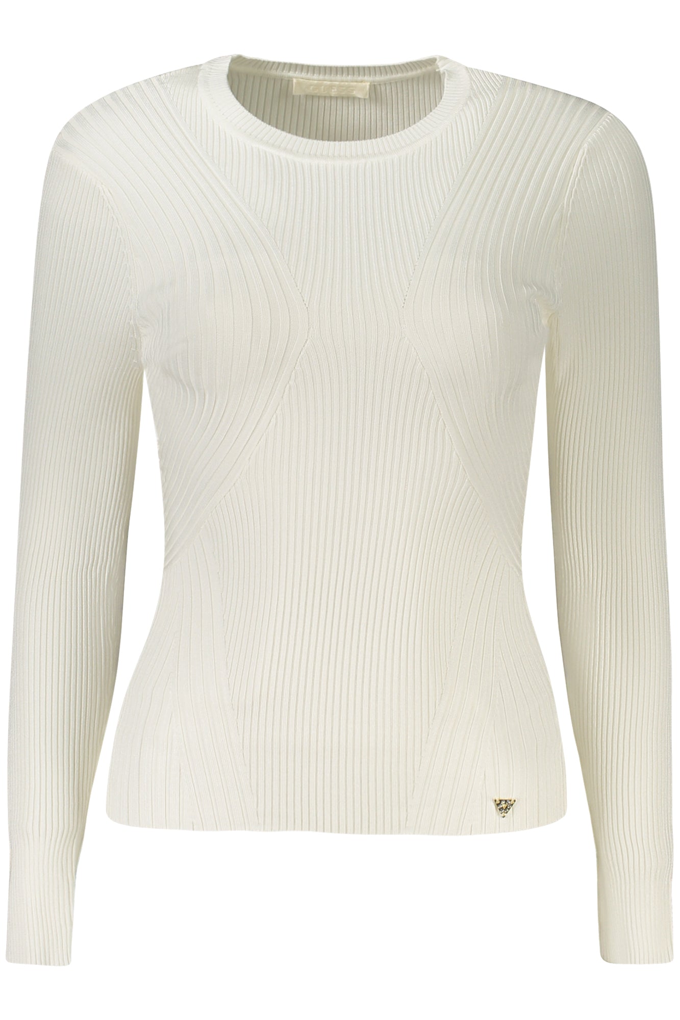 GUESS JEANS WOMEN'S WHITE SWEATER