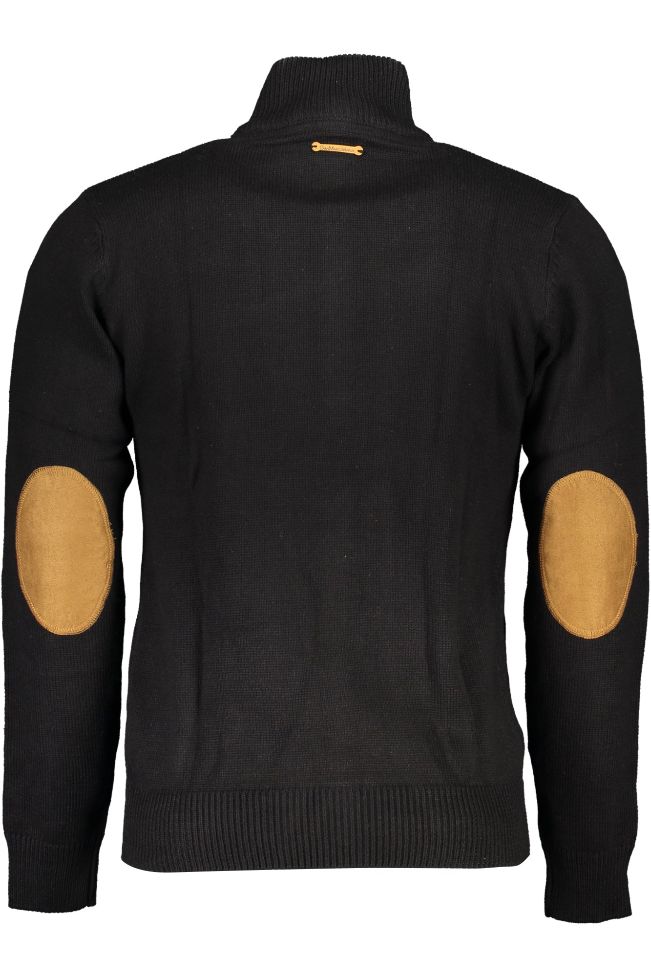 GIAN MARCO VENTURI MEN'S BLACK CARDIGAN