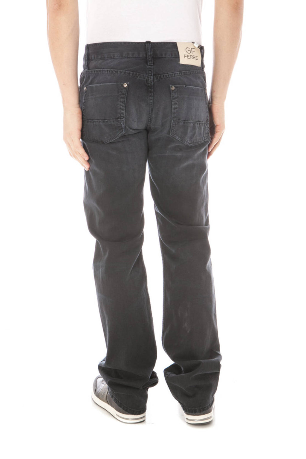GIANFRANCO FERRÈ MEN'S BLACK PANTS