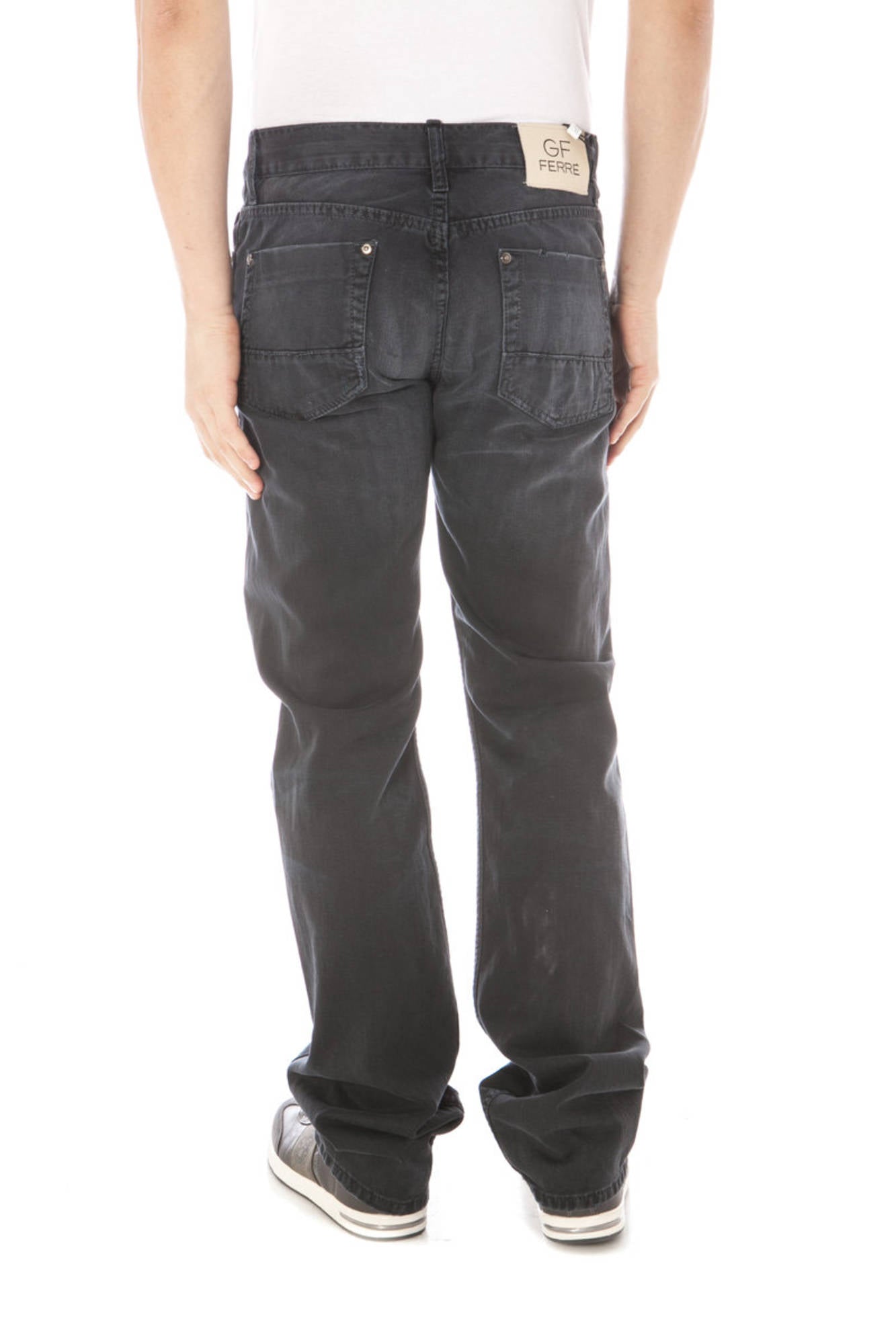 GIANFRANCO FERRÈ MEN'S BLACK PANTS