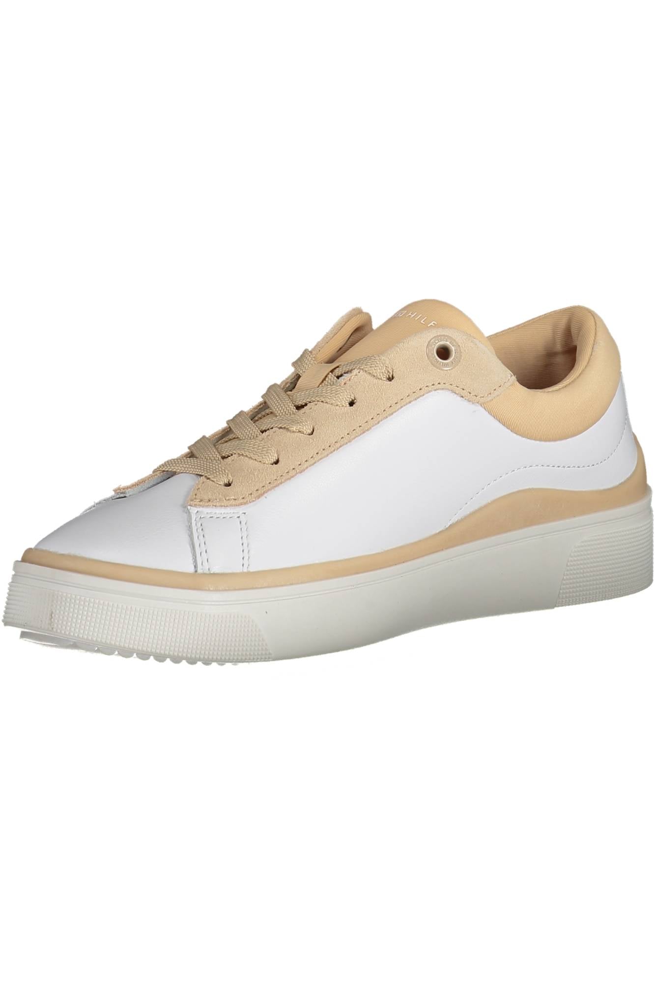 TOMMY HILFIGER WHITE WOMEN'S SPORTS SHOES