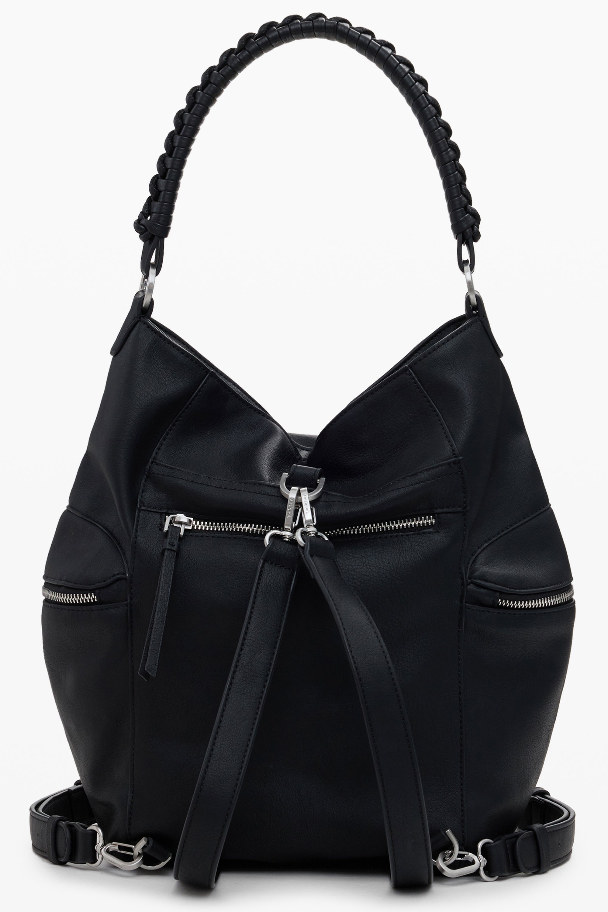 DESIGUAL WOMEN'S BLACK BACKPACK