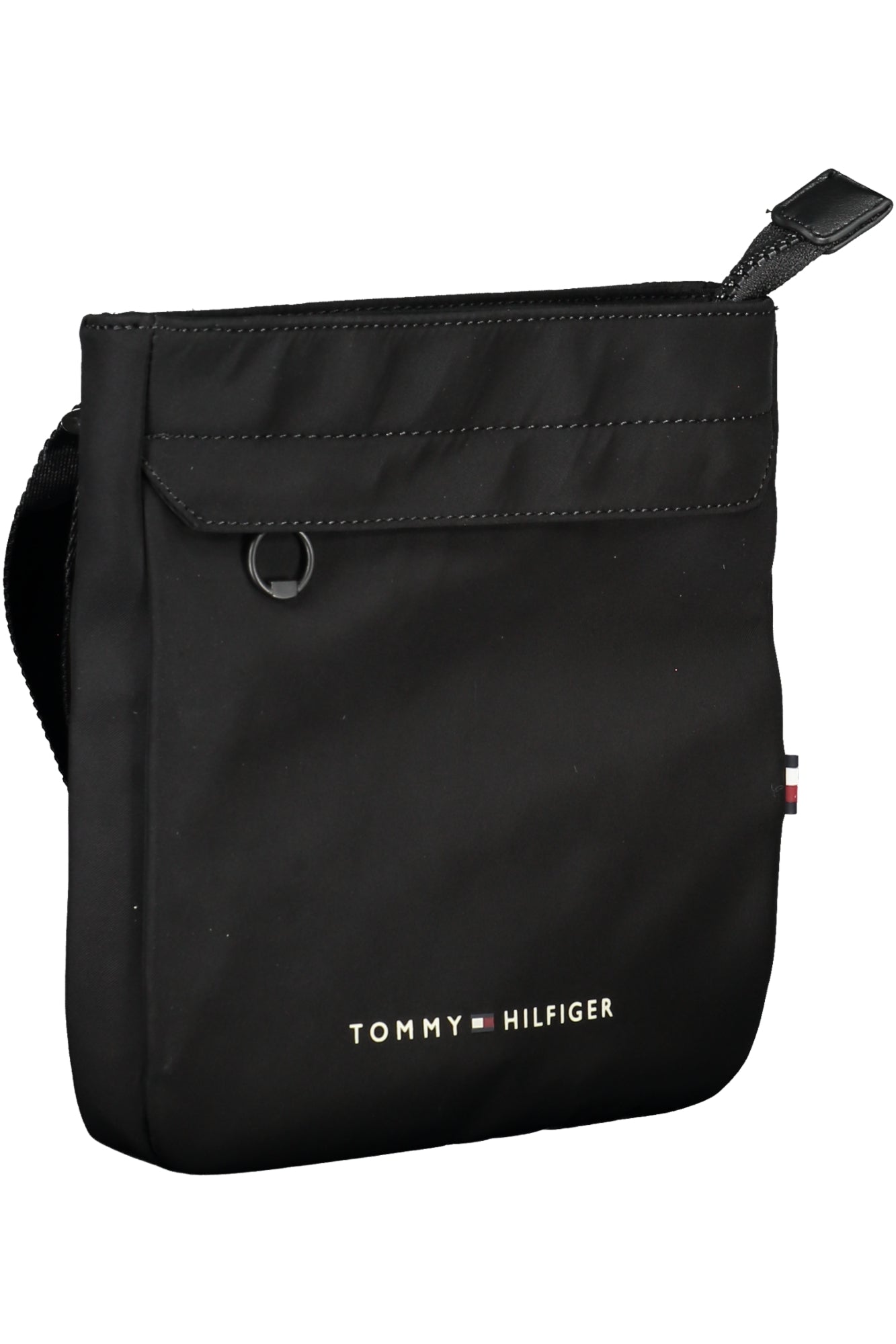 TOMMY HILFIGER MEN'S BLACK SHOULDER BAG