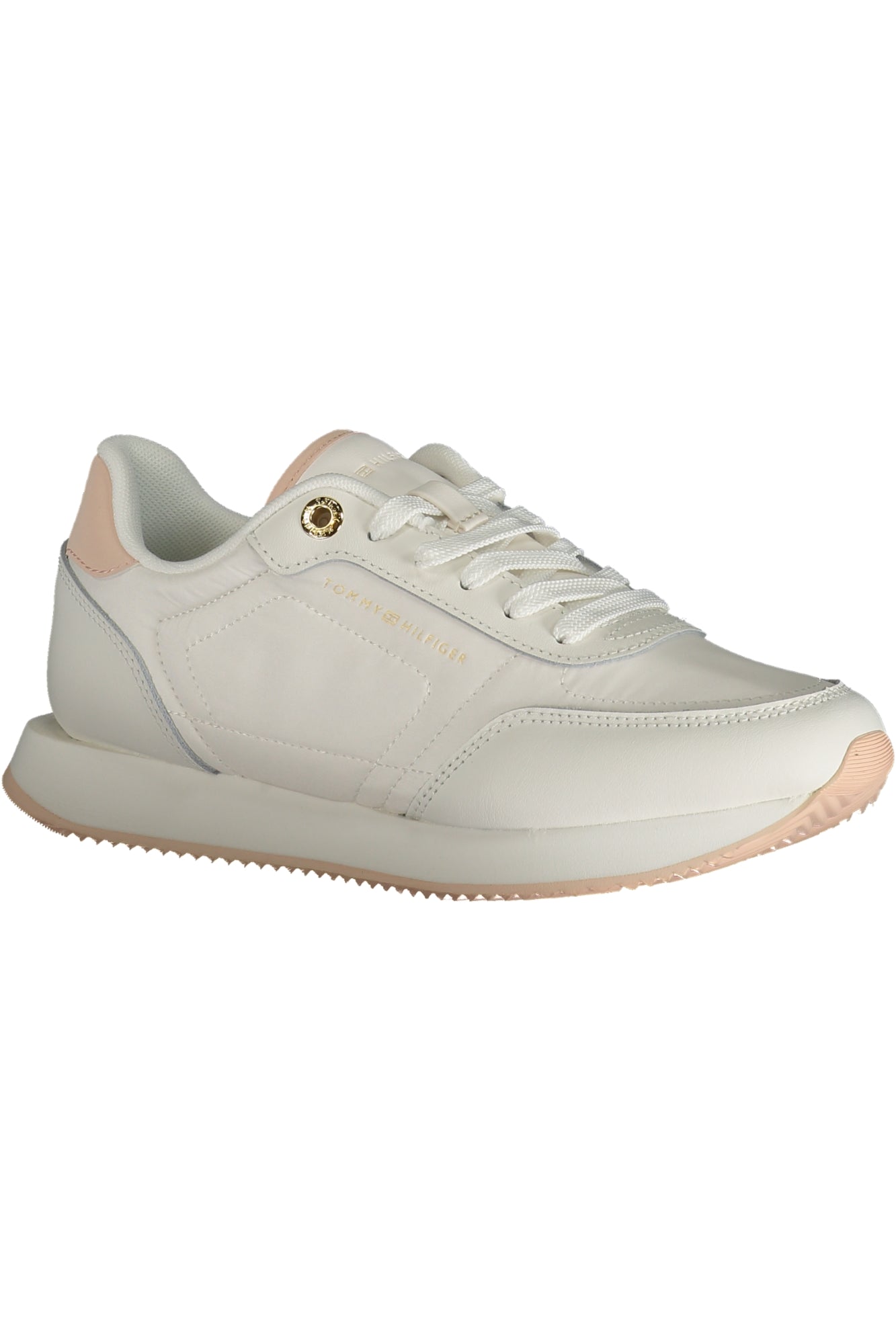 TOMMY HILFIGER WHITE WOMEN'S SPORTS SHOES