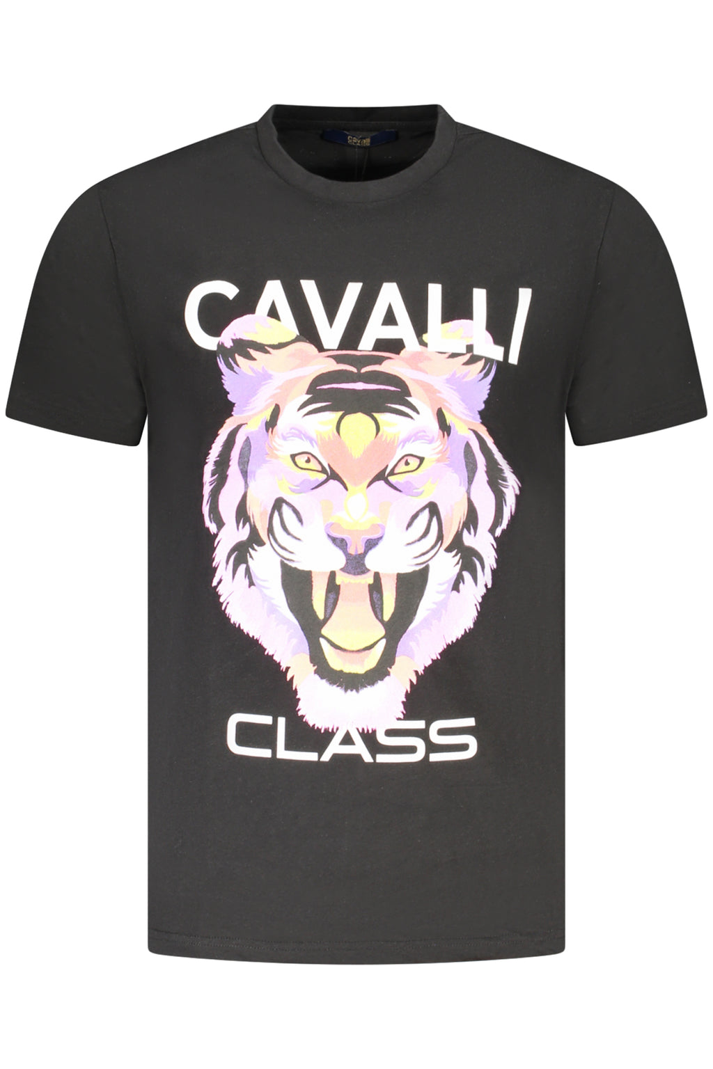 CAVALLI CLASS SHORT SLEEVE T-SHIRT MEN BLACK