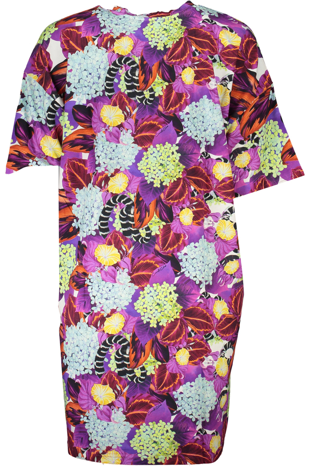 CAVALLI CLASS WOMEN'S SHORT DRESS PURPLE
