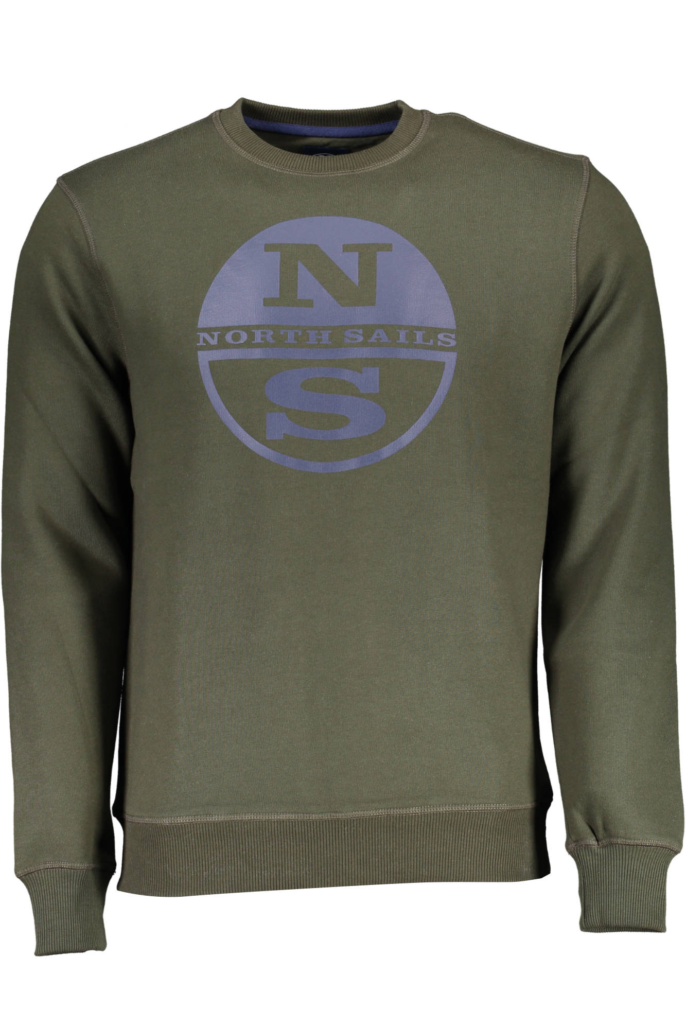 NORTH SAILS GREEN MEN'S ZIPLESS SWEATSHIRT