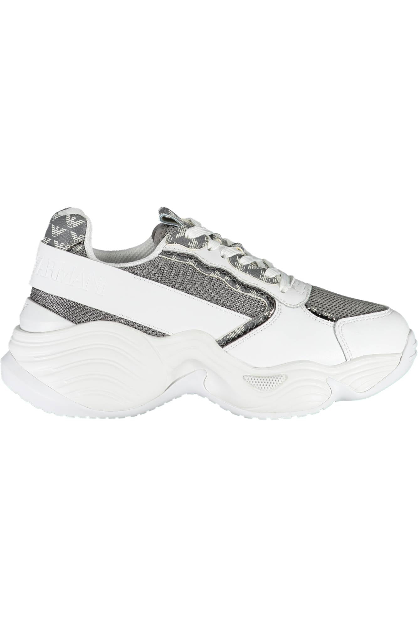 EMPORIO ARMANI WHITE WOMAN SPORTS SHOES