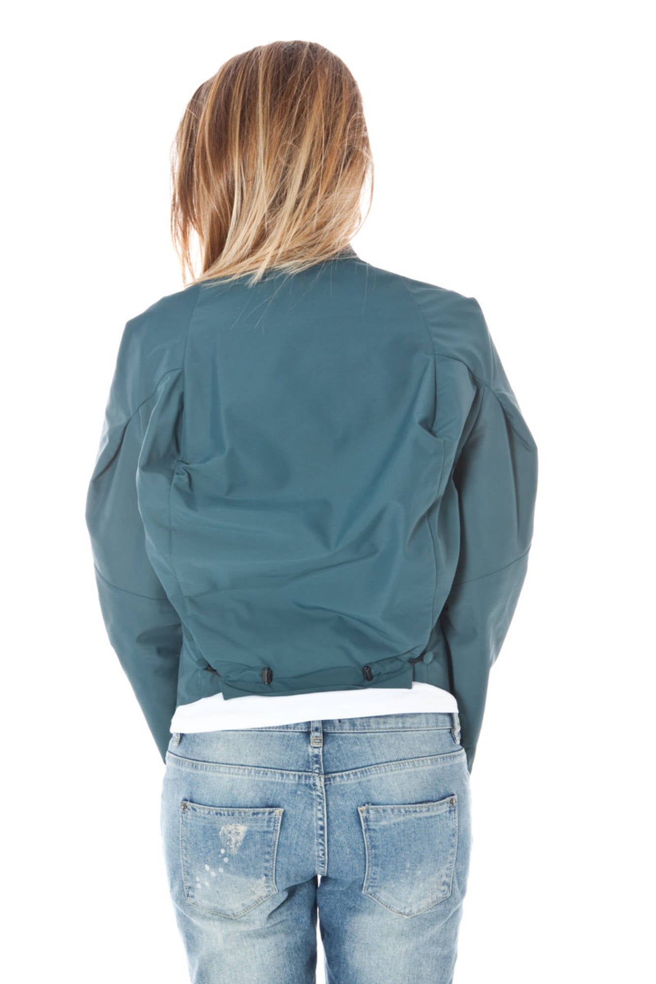 CALVIN KLEIN GREEN WOMEN'S SPORTS JACKET