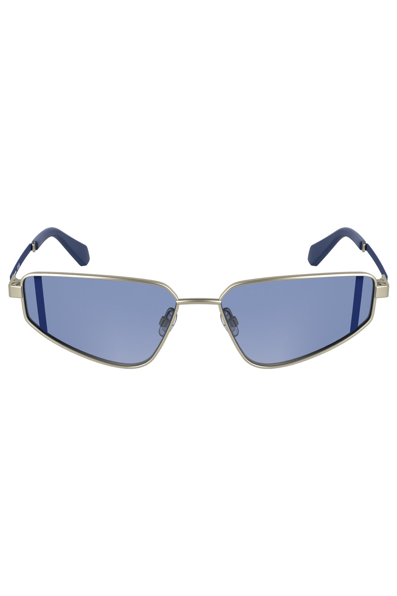 CALVIN KLEIN WOMEN'S SUNGLASSES SILVER