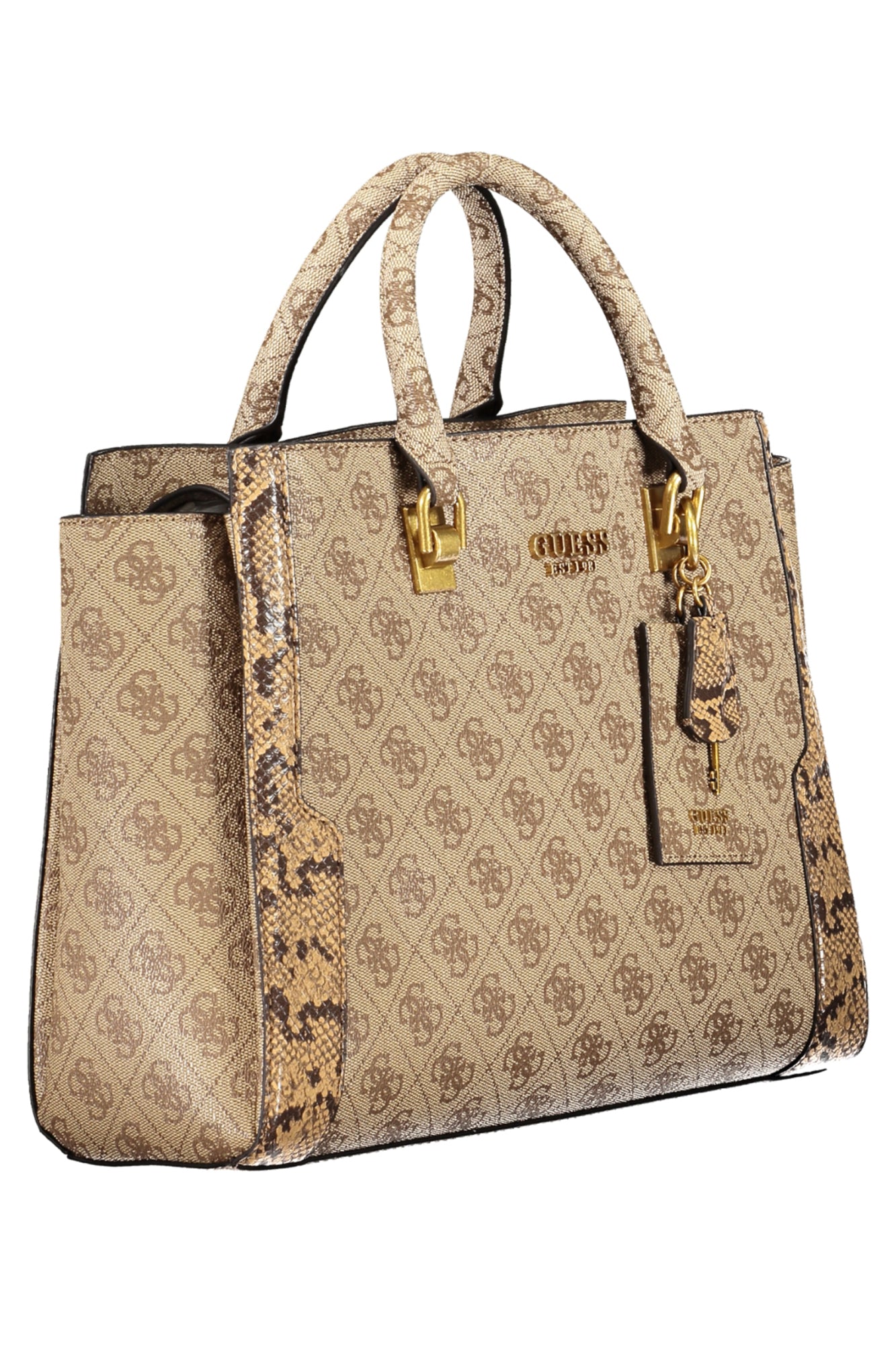 GUESS JEANS BEIGE WOMEN'S BAG