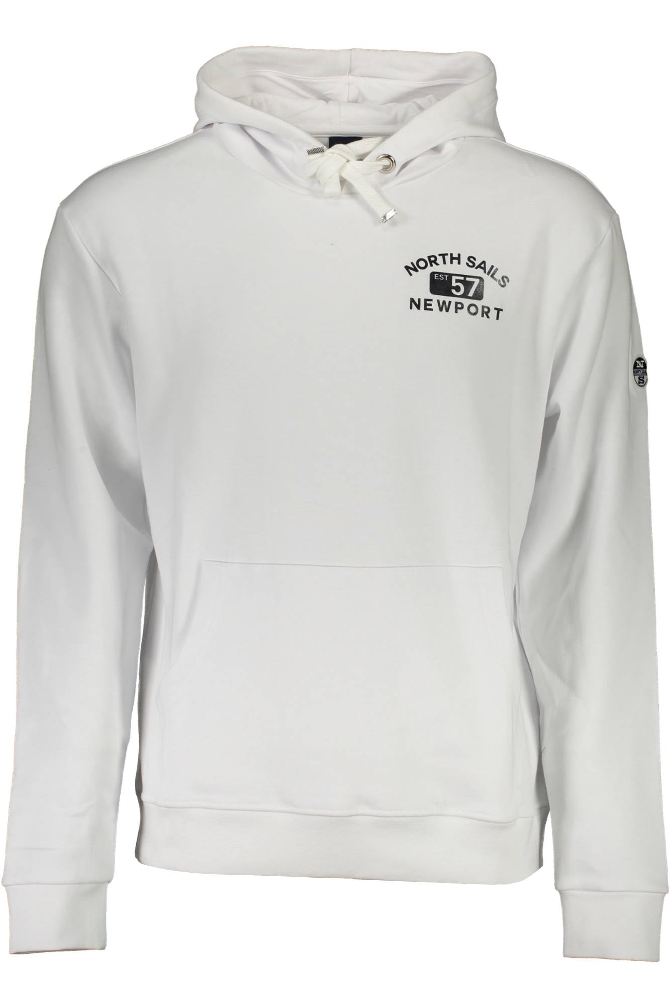NORTH SAILS SWEATSHIRT WITHOUT ZIP MAN WHITE