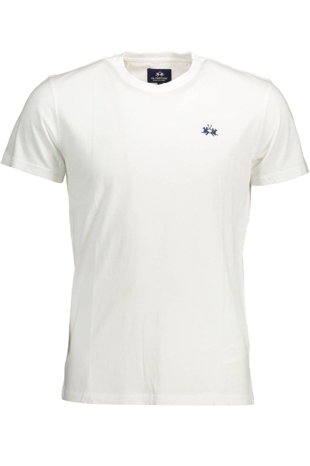 LA MARTINA MEN'S WHITE SHORT SLEEVE T-SHIRT