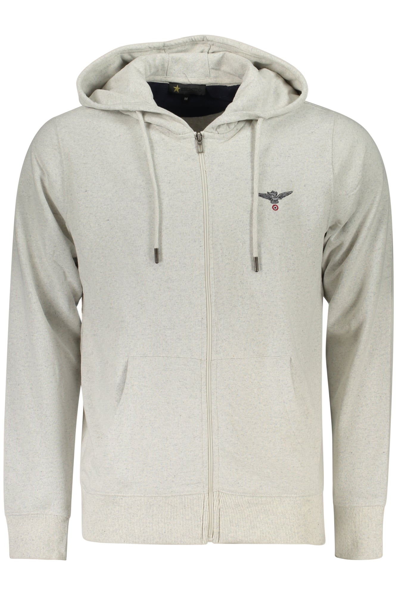 MILITARY ACADEMY MEN'S GRAY ZIP-UP SWEATSHIRT