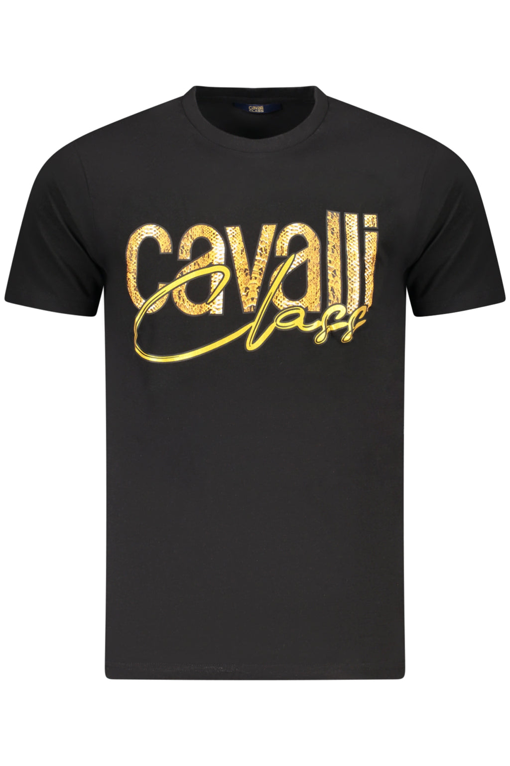 CAVALLI CLASS SHORT SLEEVE T-SHIRT MEN BLACK