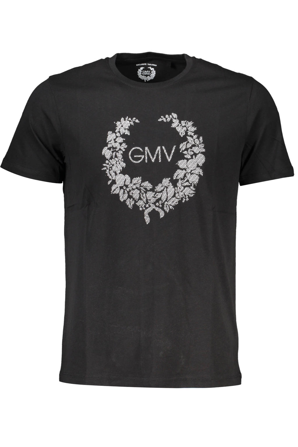 GIAN MARCO VENTURI MEN'S SHORT SLEEVE T-SHIRT BLACK