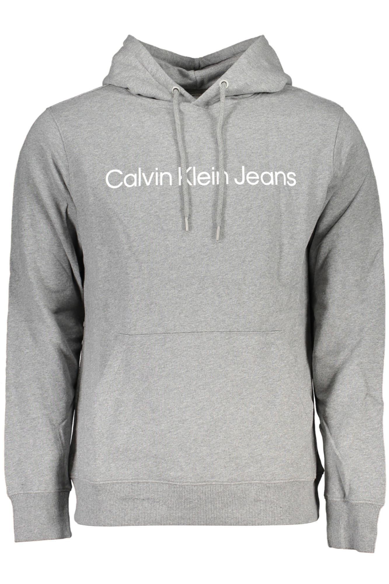 CALVIN KLEIN MEN'S GRAY ZIPLESS SWEATSHIRT
