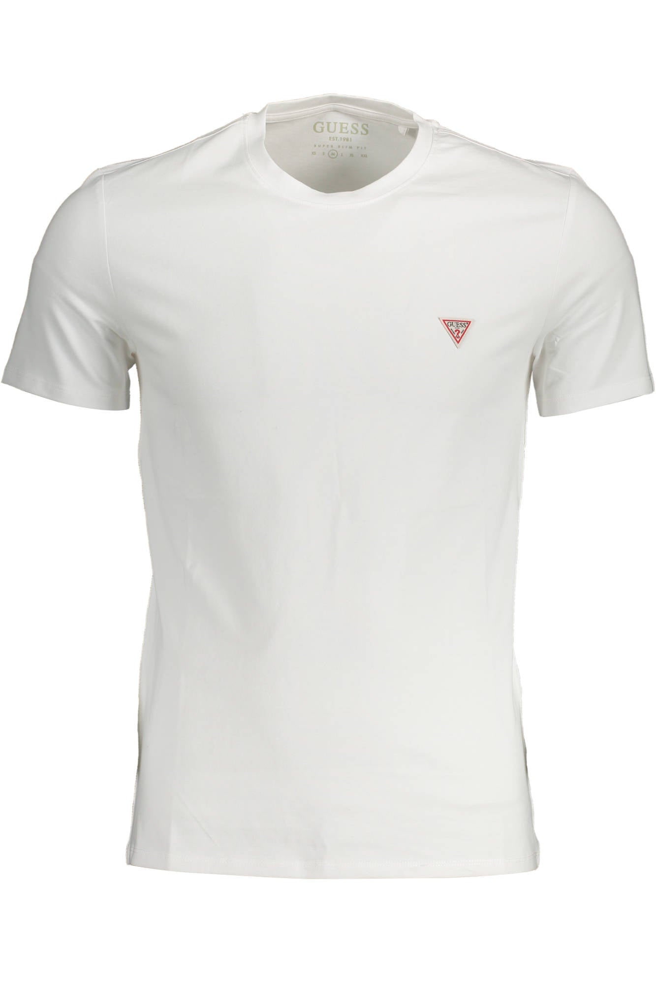 GUESS JEANS SHORT SLEEVE T-SHIRT MEN WHITE