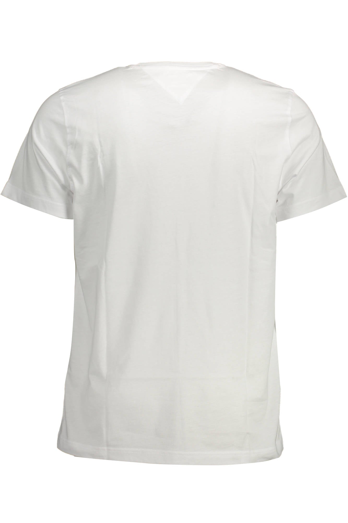 TOMMY HILFIGER MEN'S WHITE SHORT SLEEVE T-SHIRT