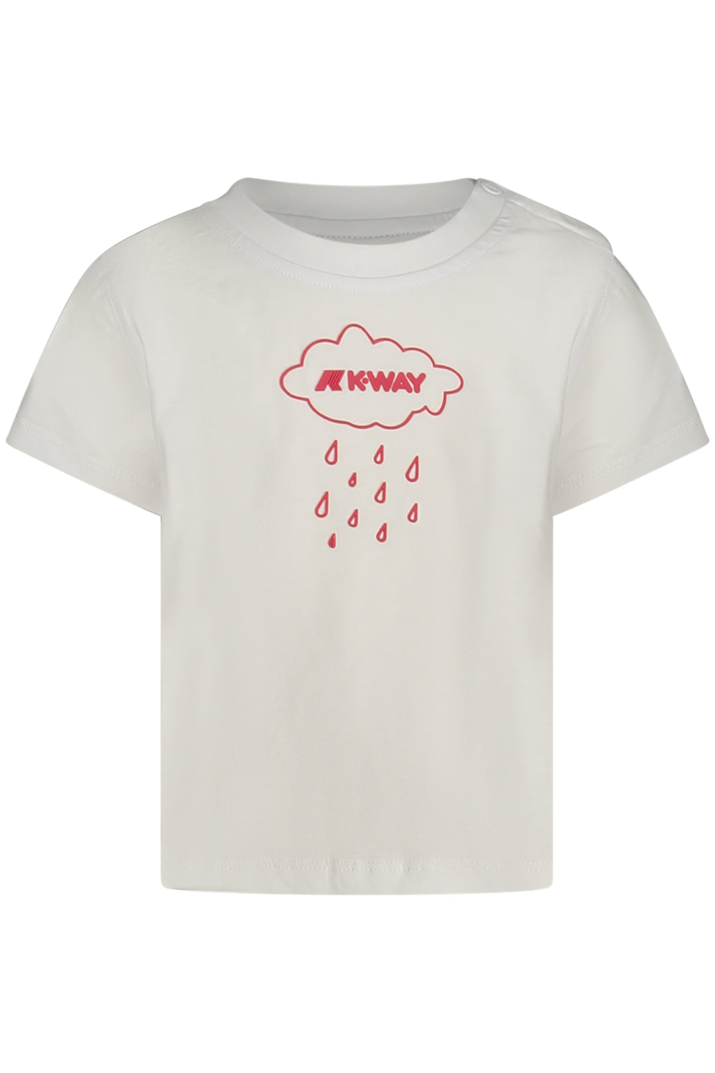 K-WAY SHORT SLEEVE T-SHIRT CHILDREN WHITE