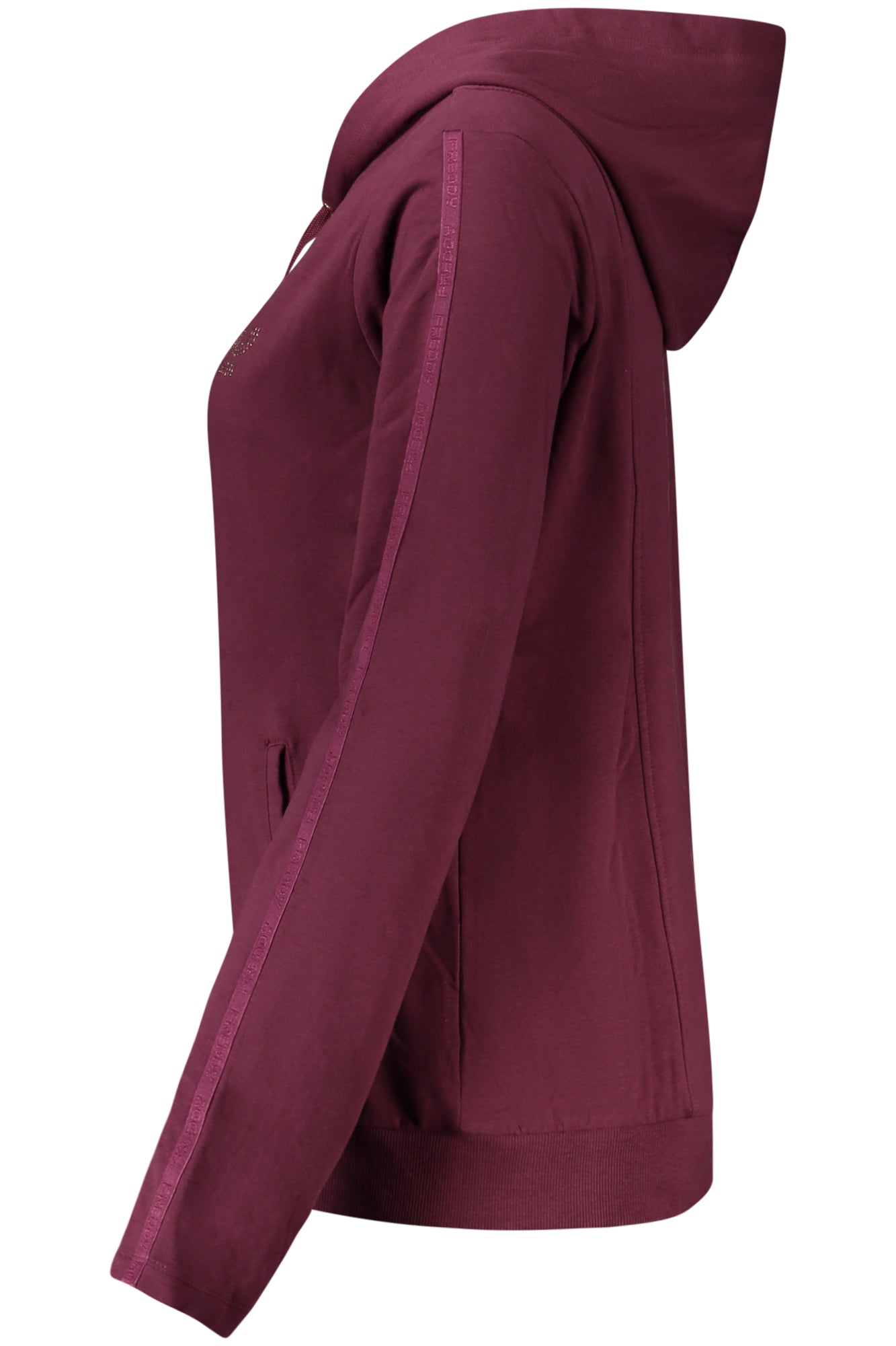 FREDDY WOMEN'S PURPLE ZIP-UP SWEATSHIRT