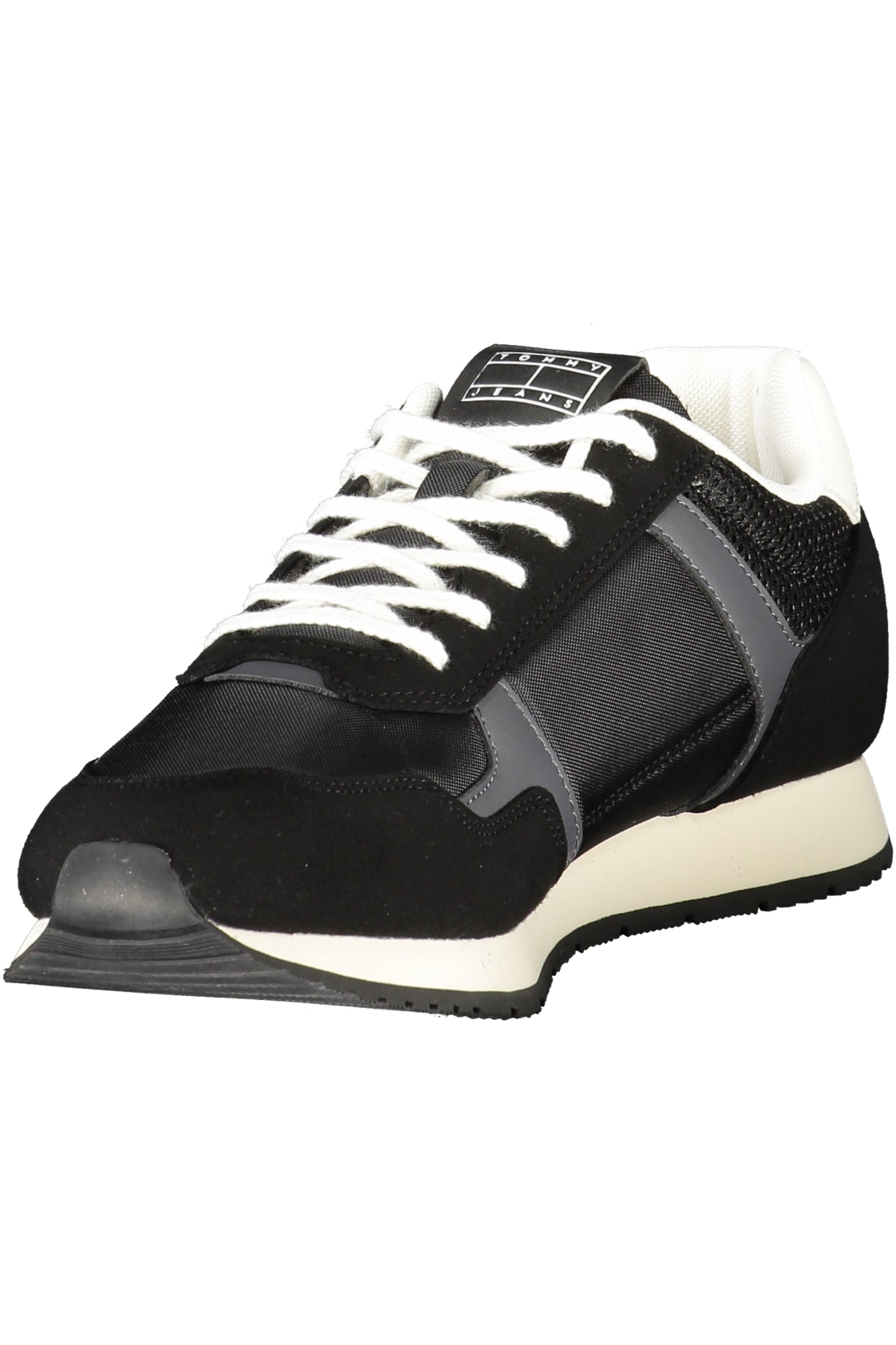 TOMMY HILFIGER MEN'S BLACK SPORTS SHOES