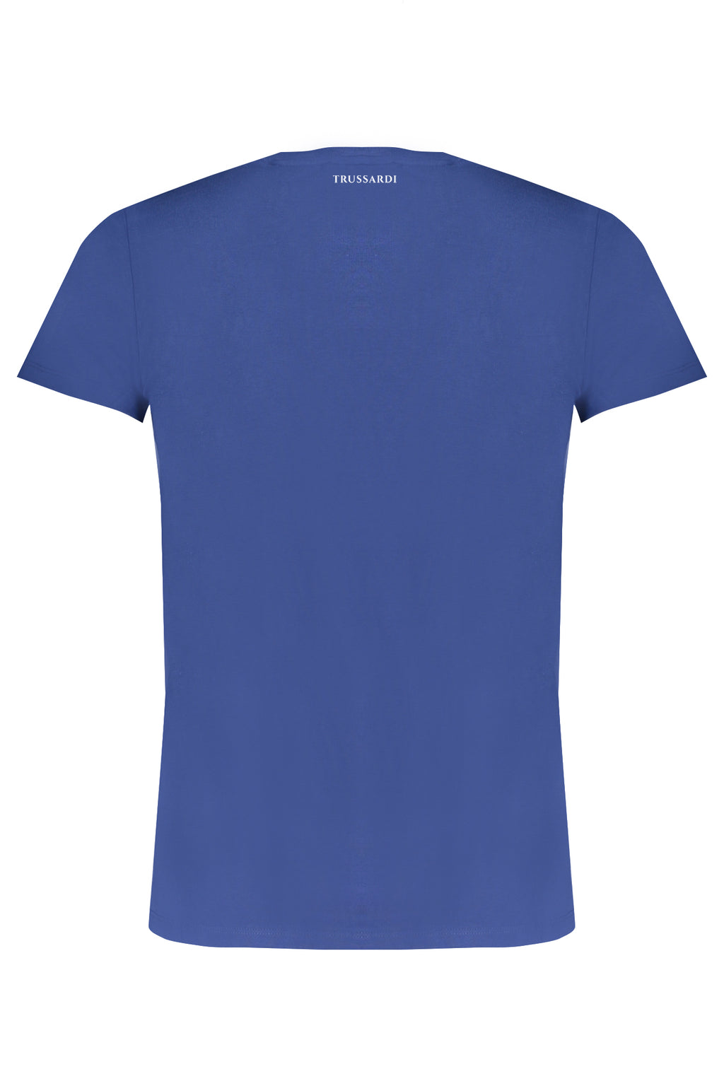 TRUSSARDI MEN'S SHORT SLEEVED T-SHIRT BLUE
