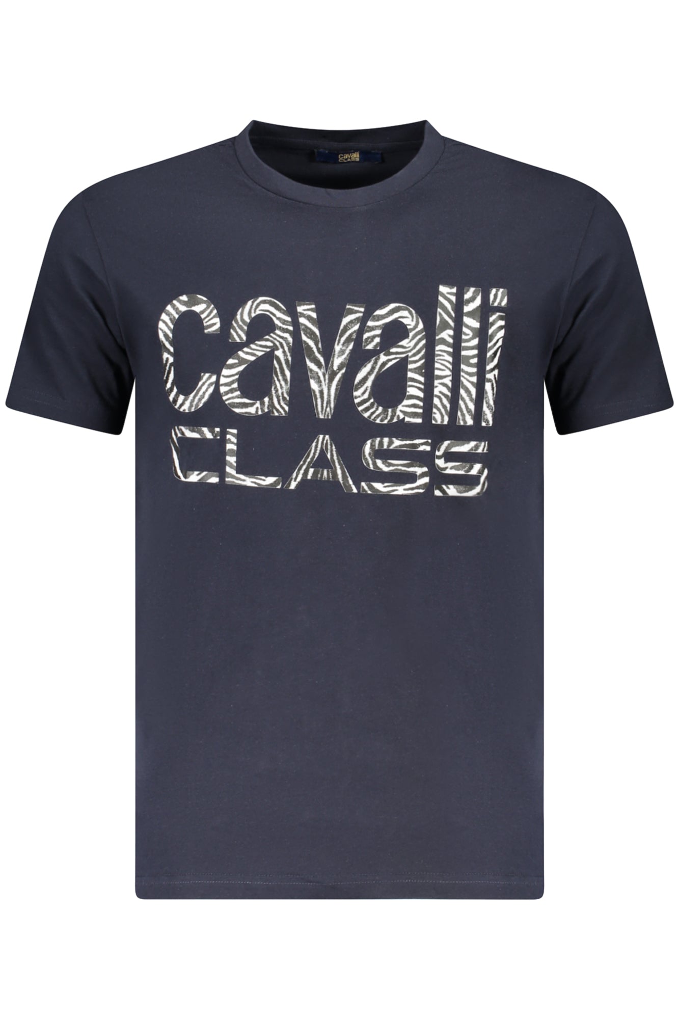 CAVALLI CLASS SHORT SLEEVE T-SHIRT MEN BLUE