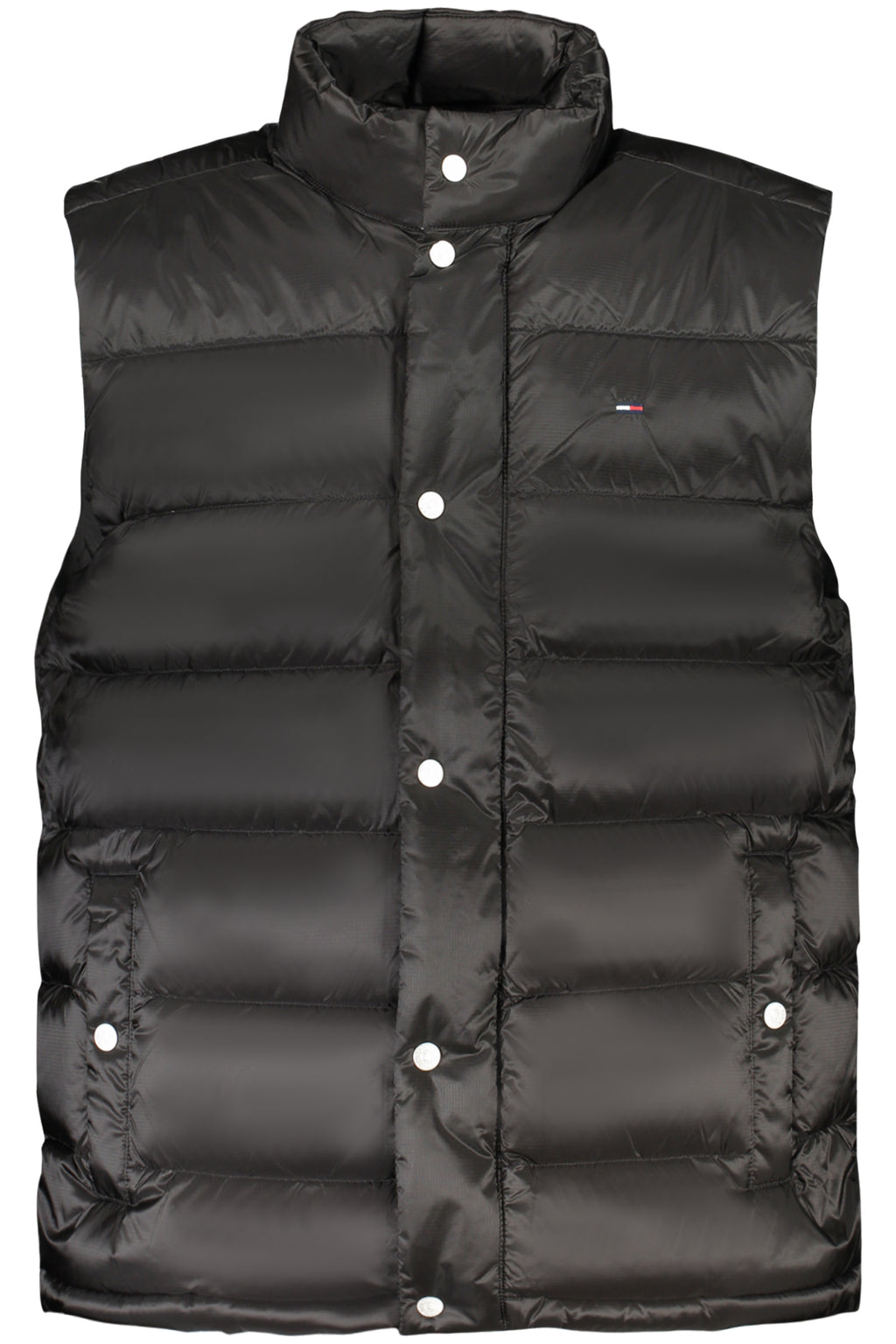 TOMMY HILFIGER MEN'S BLACK SLEEVELESS JACKET