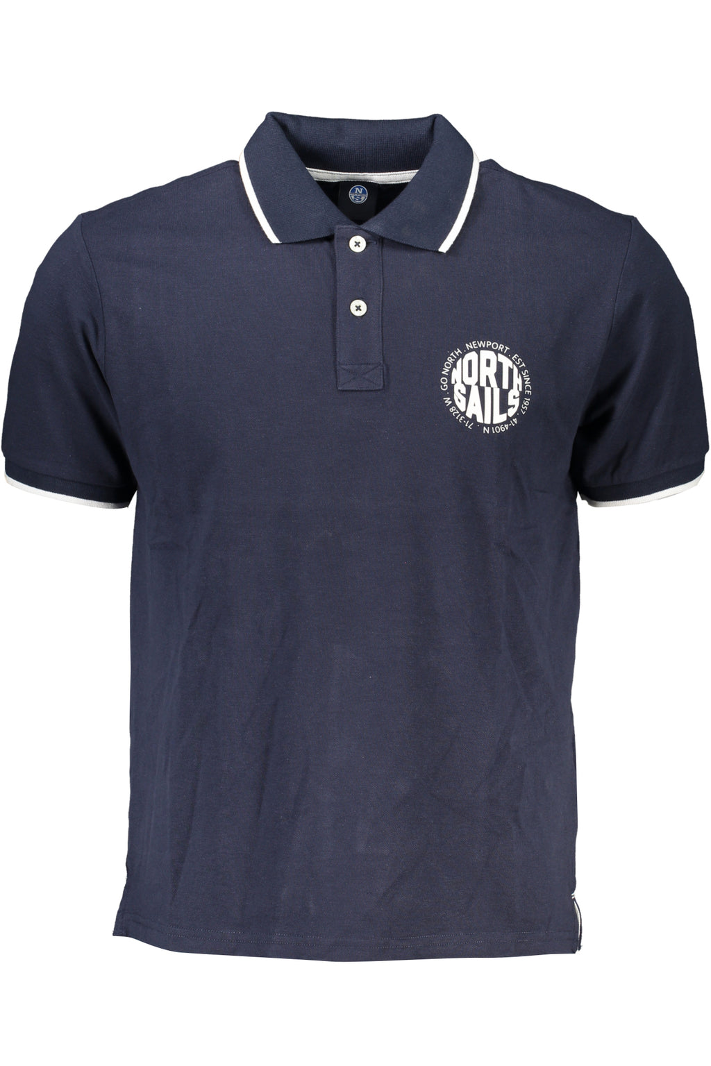 NORTH SAILS SHORT SLEEVE POLO SHIRT MAN BLUE