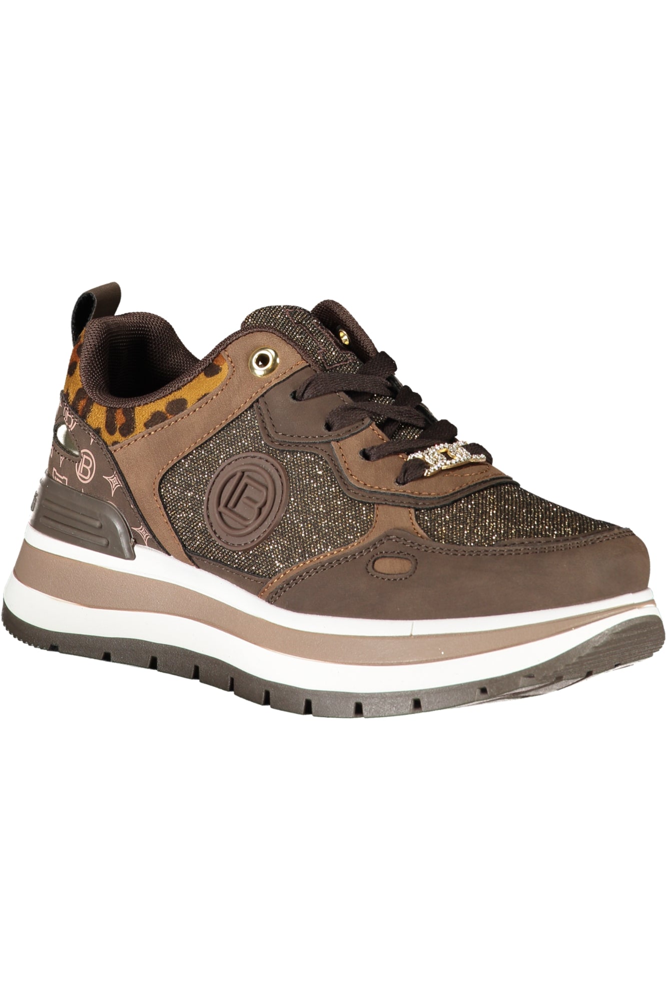 LAURA BIAGIOTTI WOMEN'S BROWN SPORTS SHOES