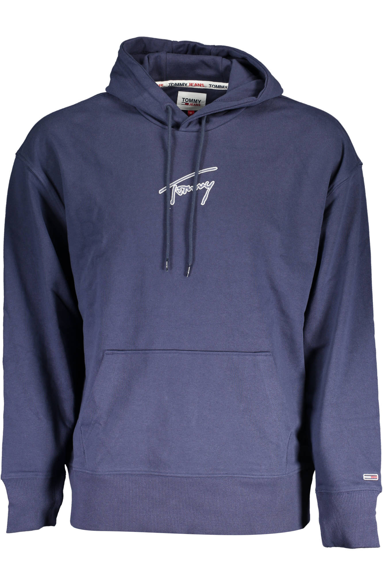 TOMMY HILFIGER MEN'S BLUE ZIPLESS SWEATSHIRT